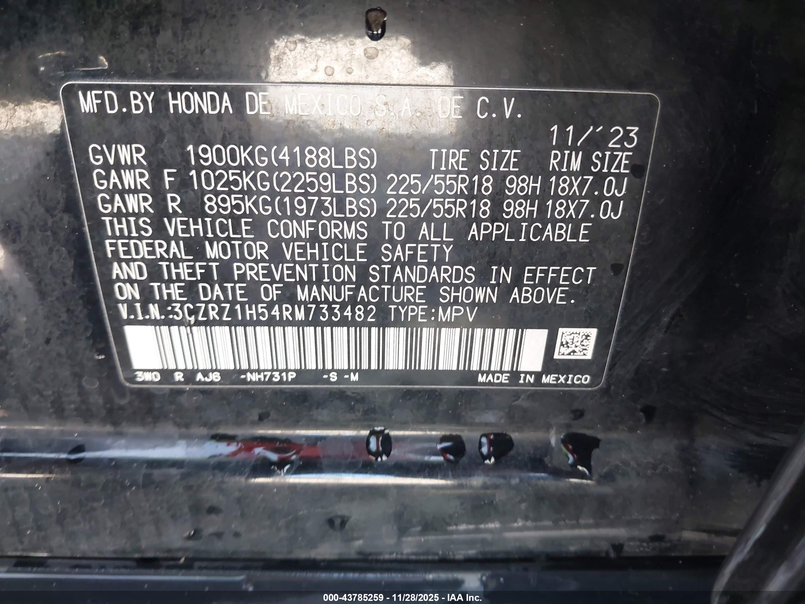 HONDA HR-V image 9