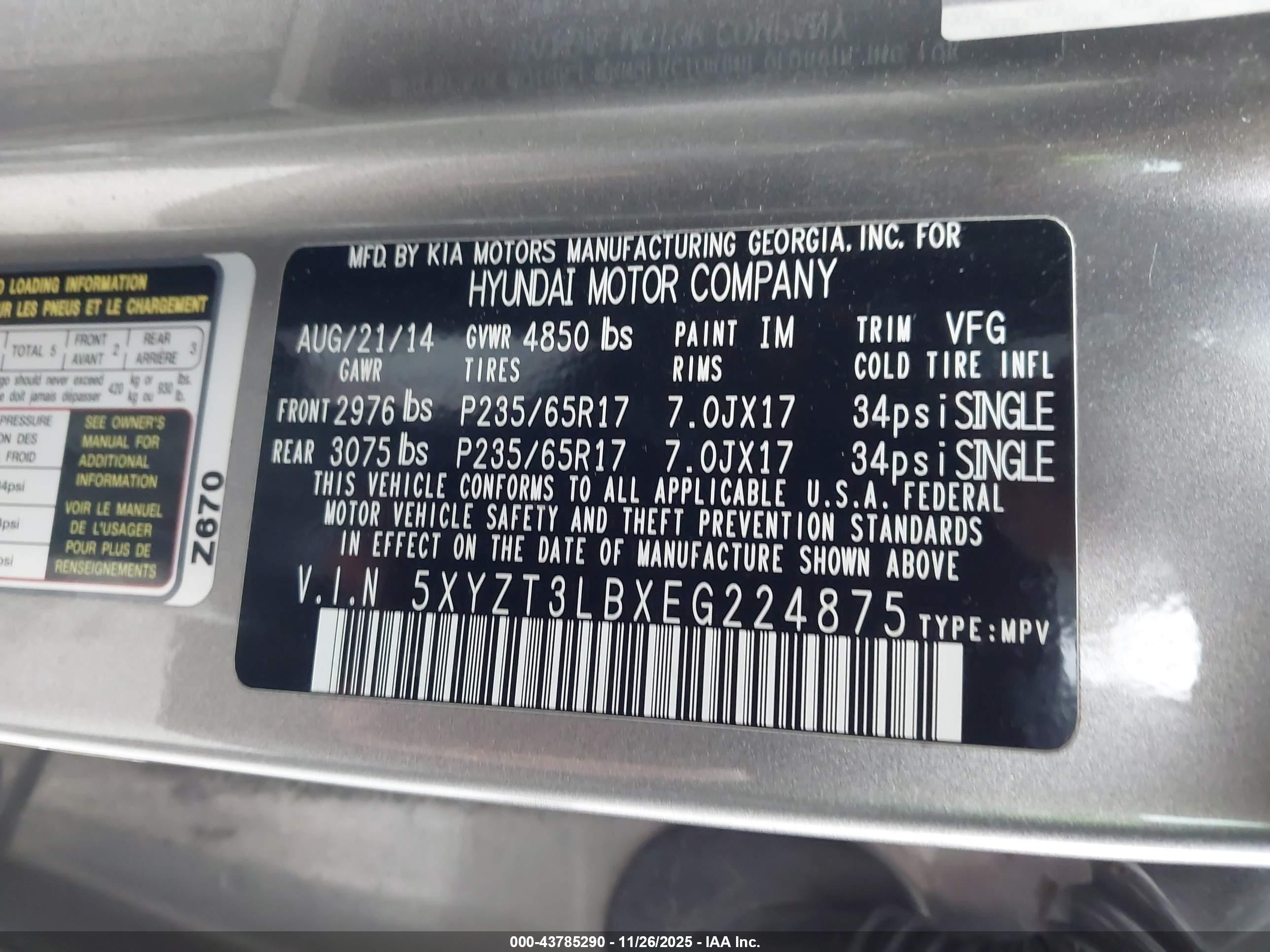 HYUNDAI SANTA image 9