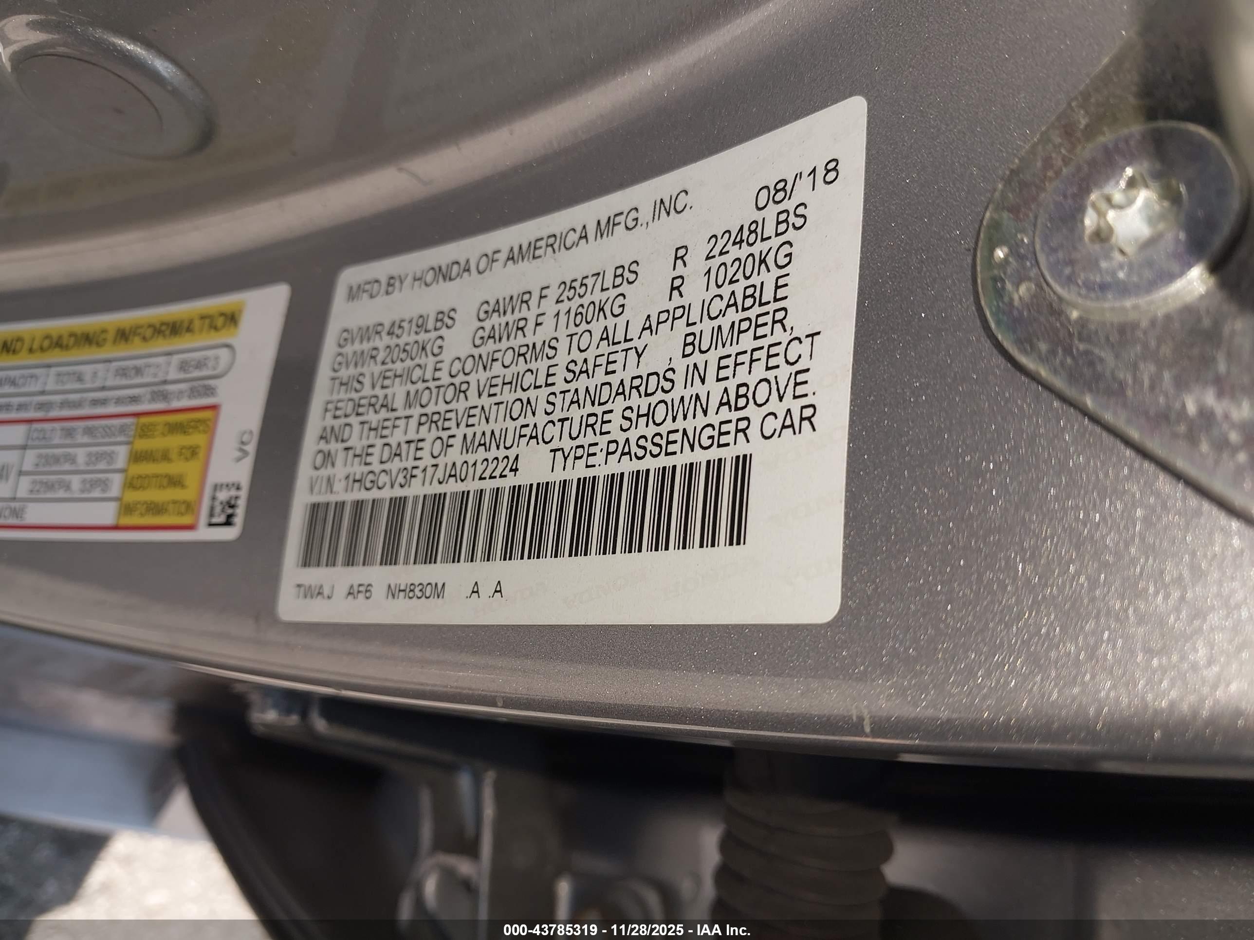 HONDA ACCORD image 9