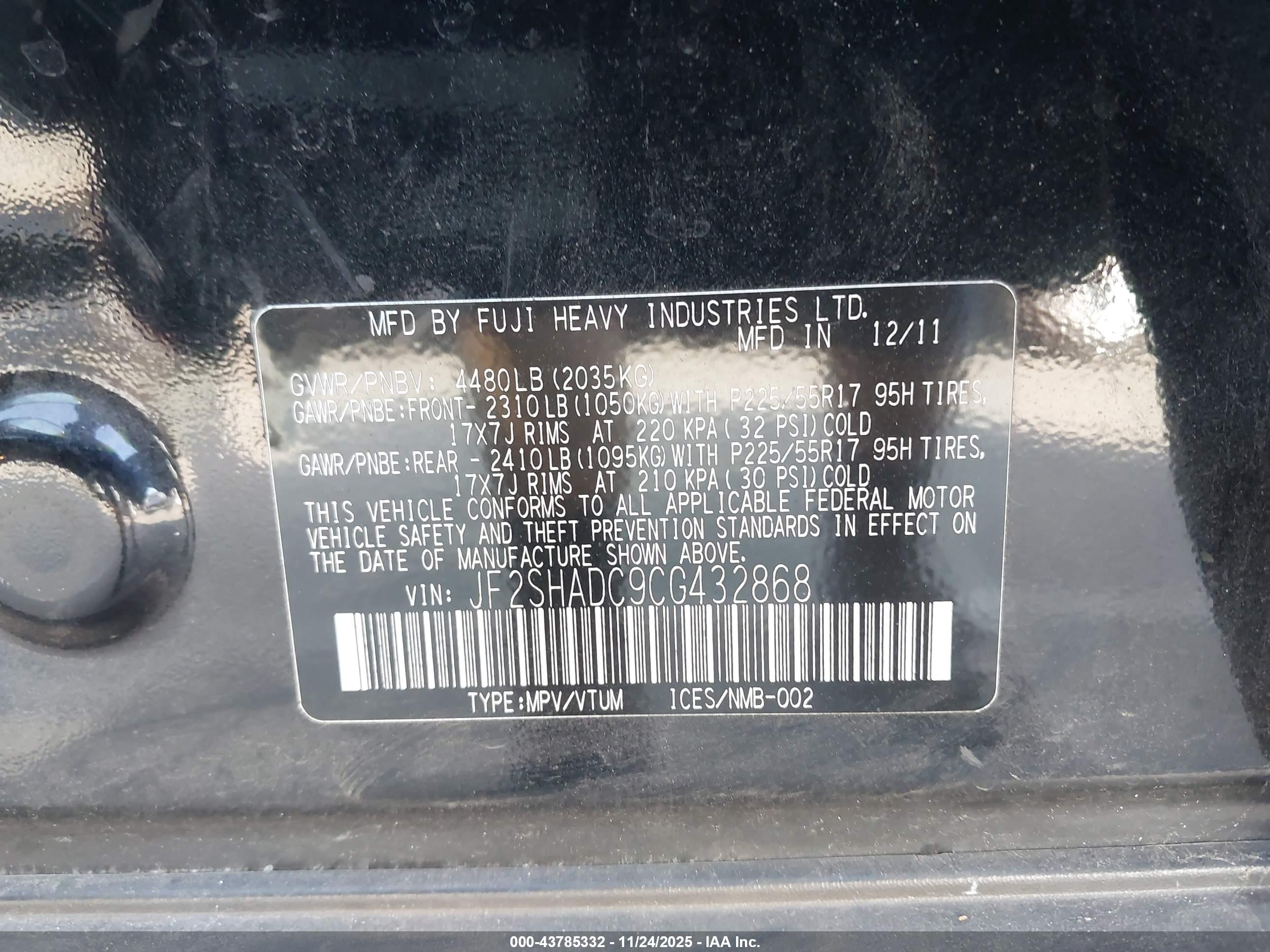 SUBARU FORESTER image 9