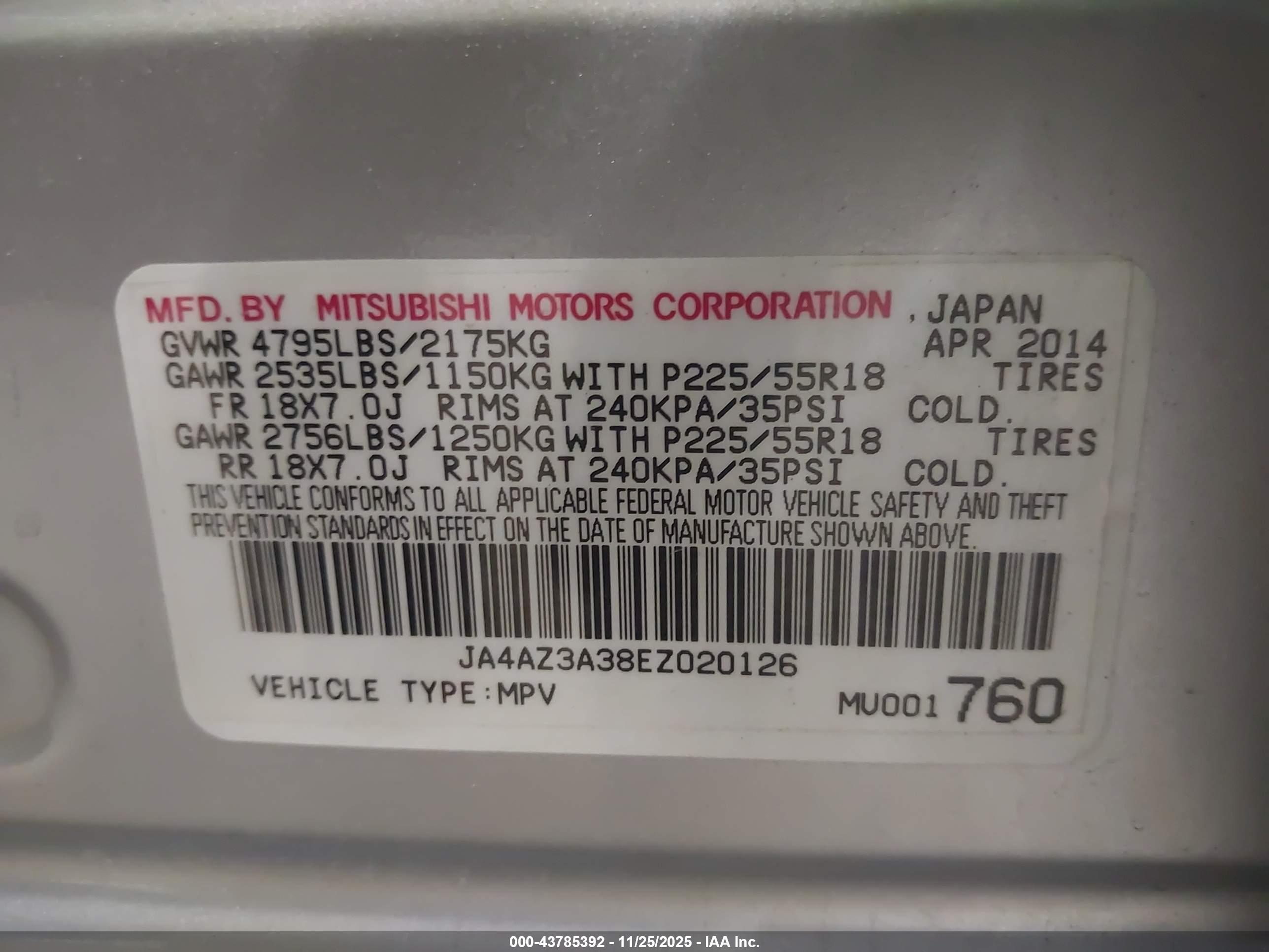 MITSUBISHI OUTLANDER image 9