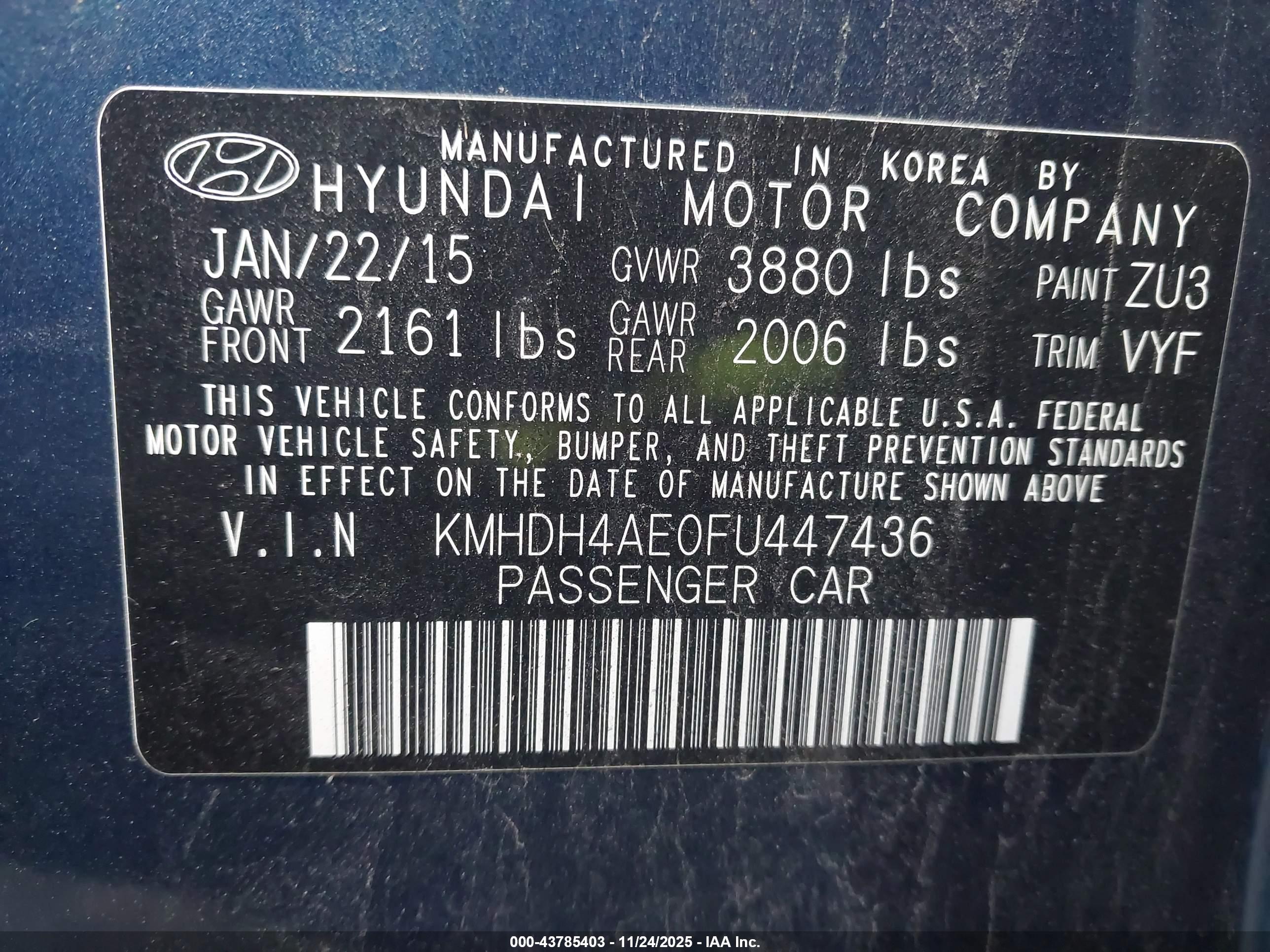 HYUNDAI ELANTRA image 9