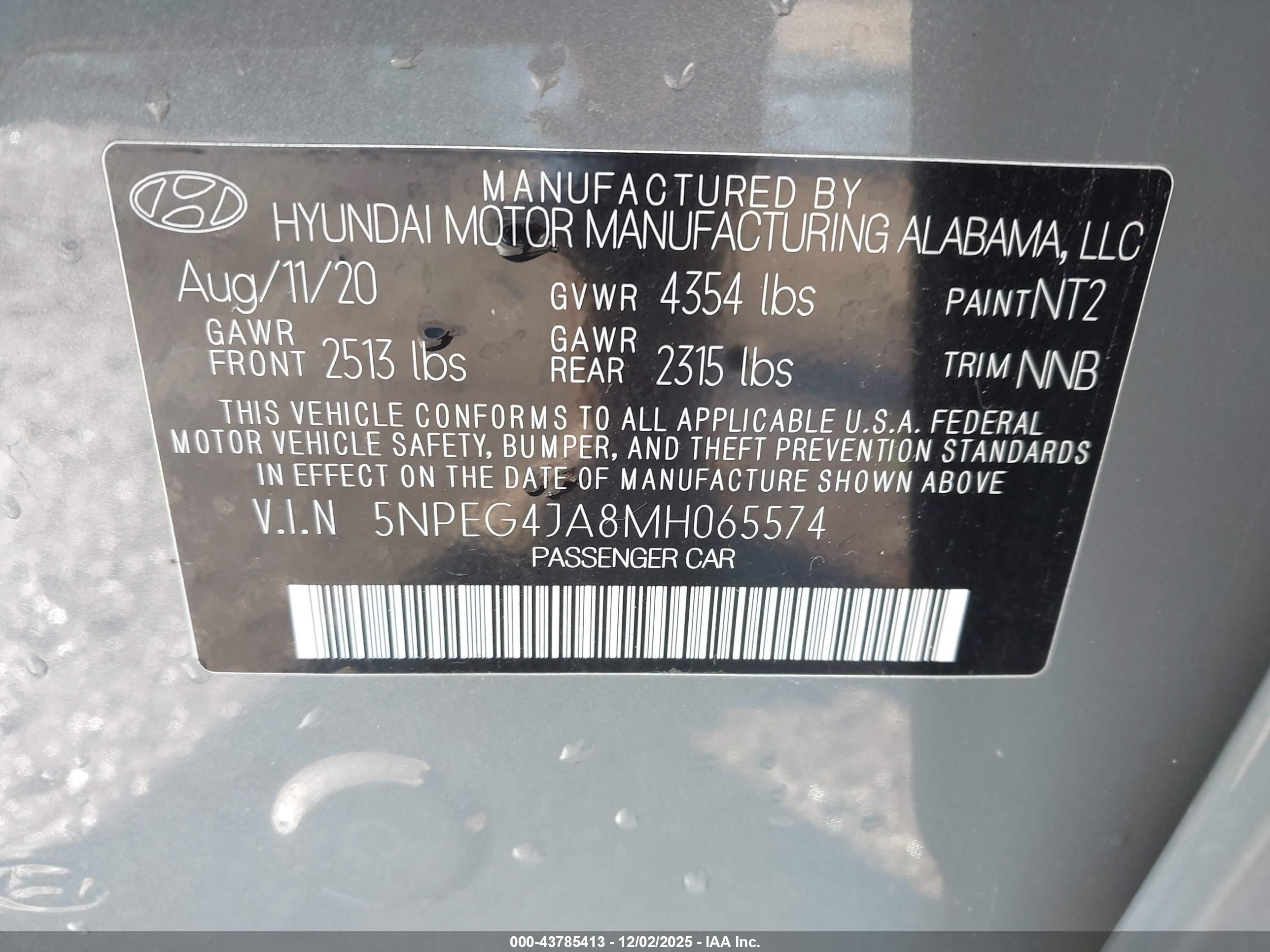 HYUNDAI SONATA image 9