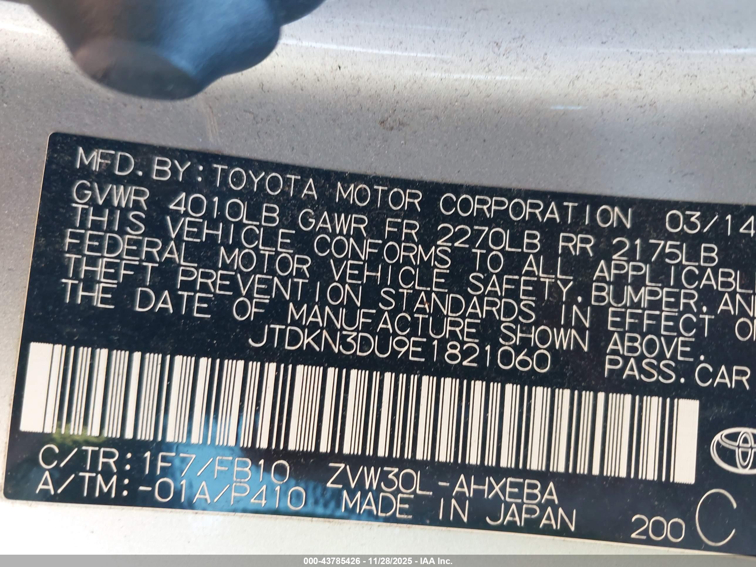 TOYOTA PRIUS image 9