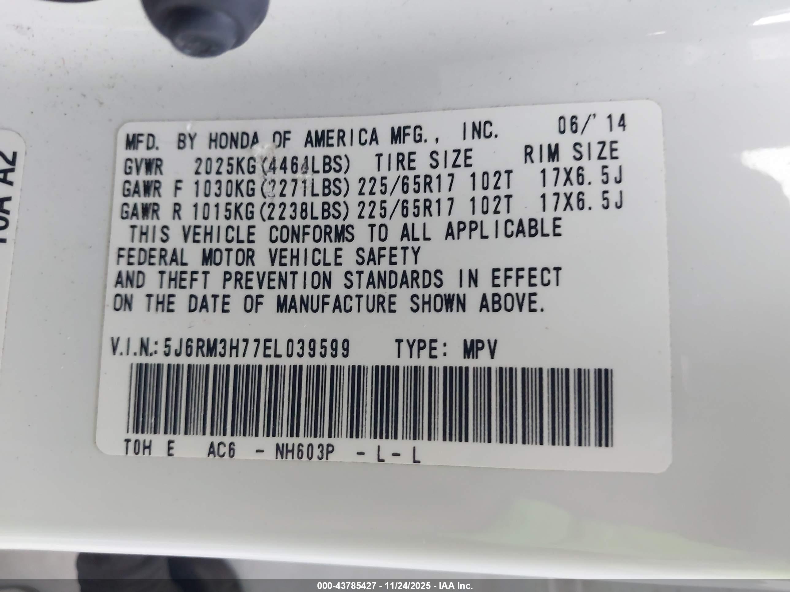 HONDA CR-V image 9