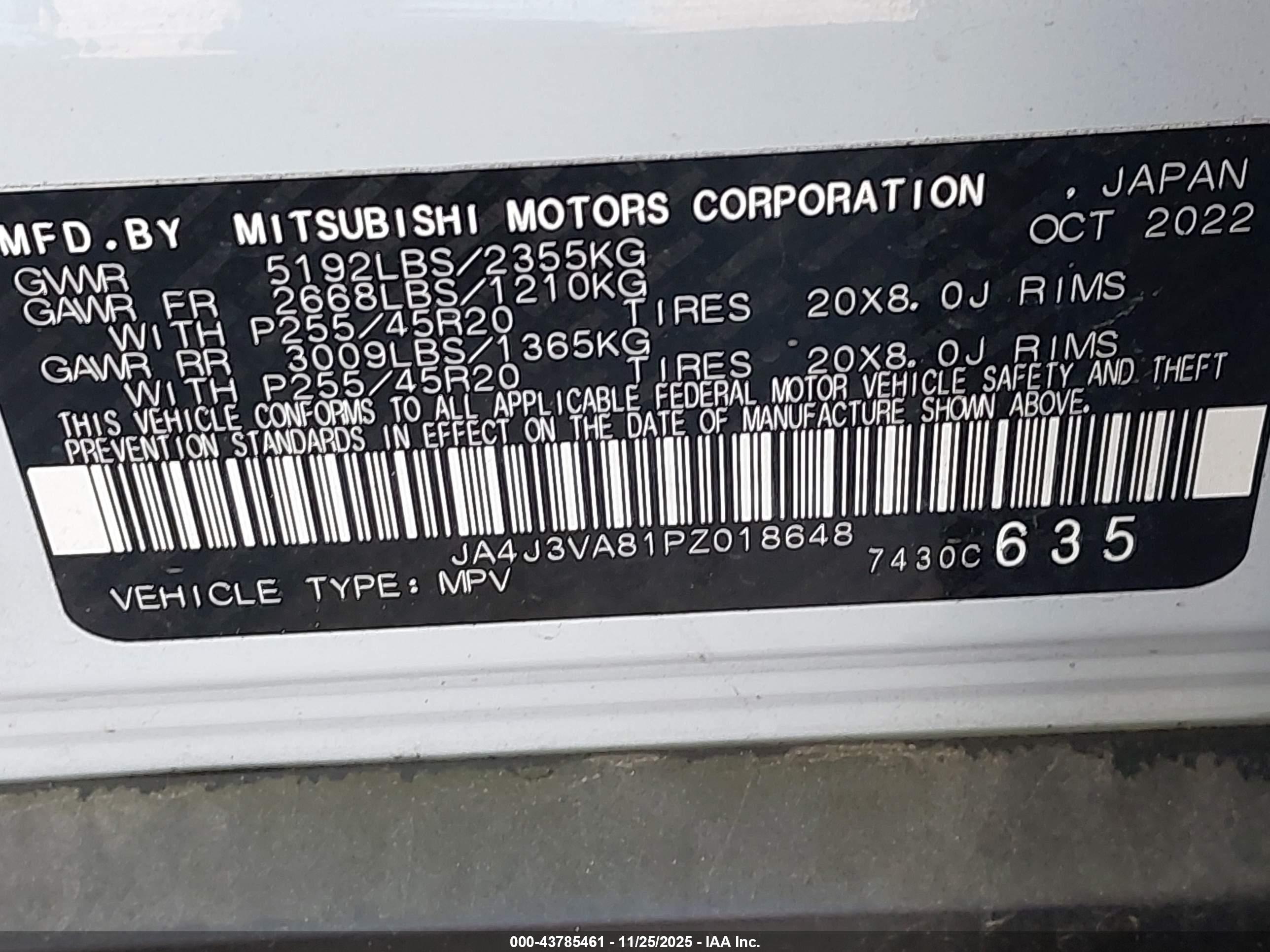 MITSUBISHI OUTLANDER image 9