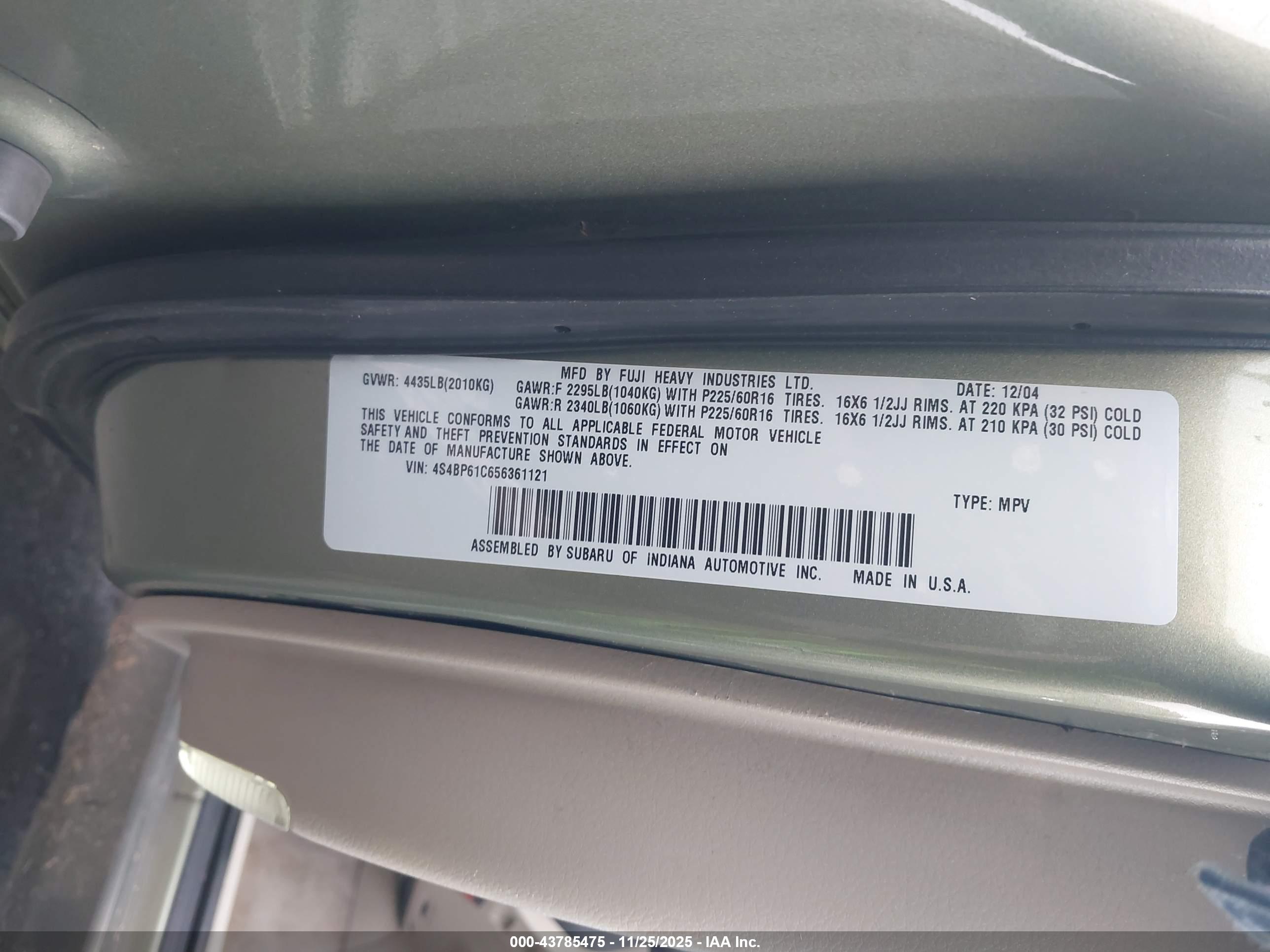 SUBARU OUTBACK image 9