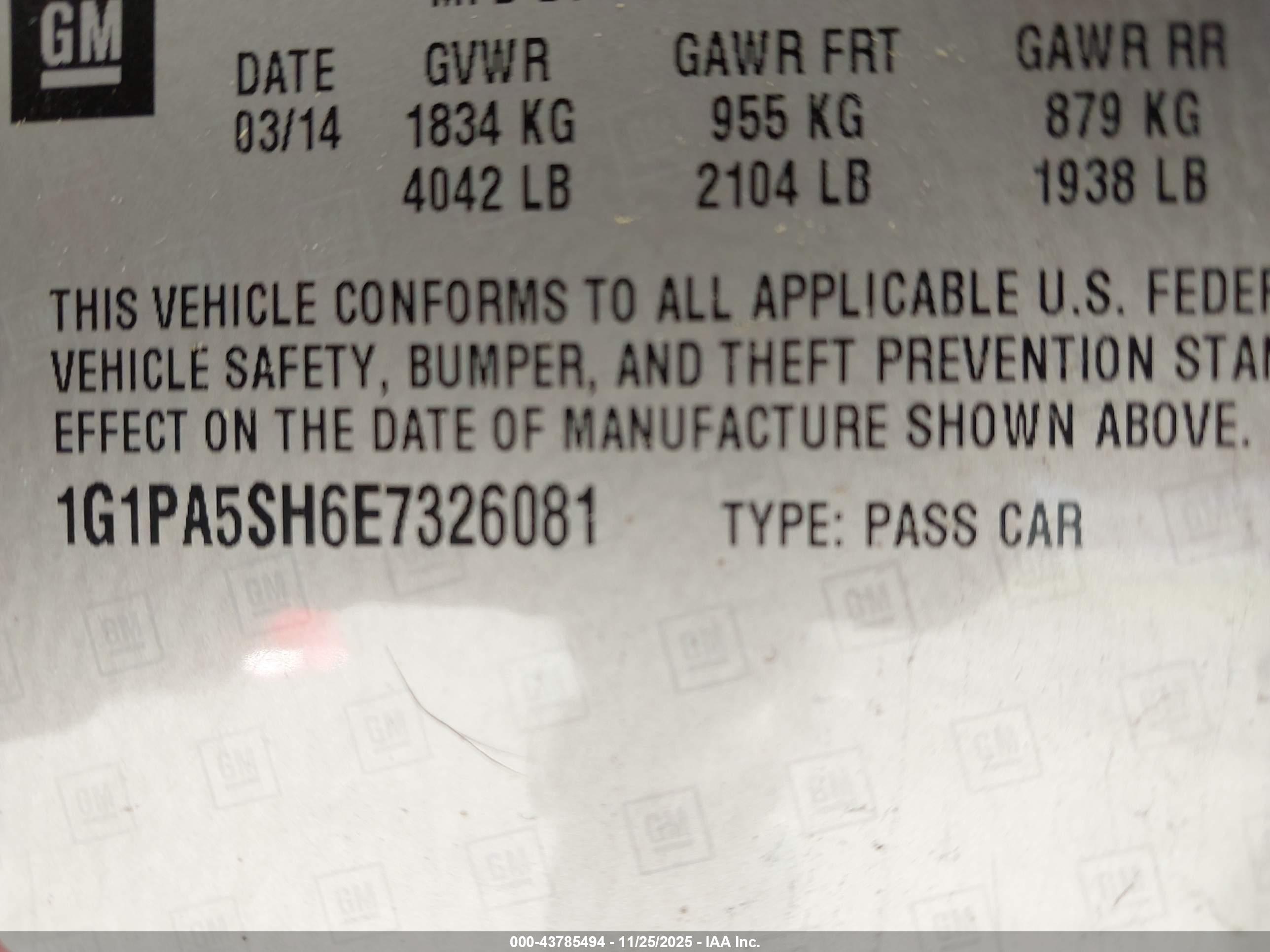 CHEVROLET CRUZE image 9