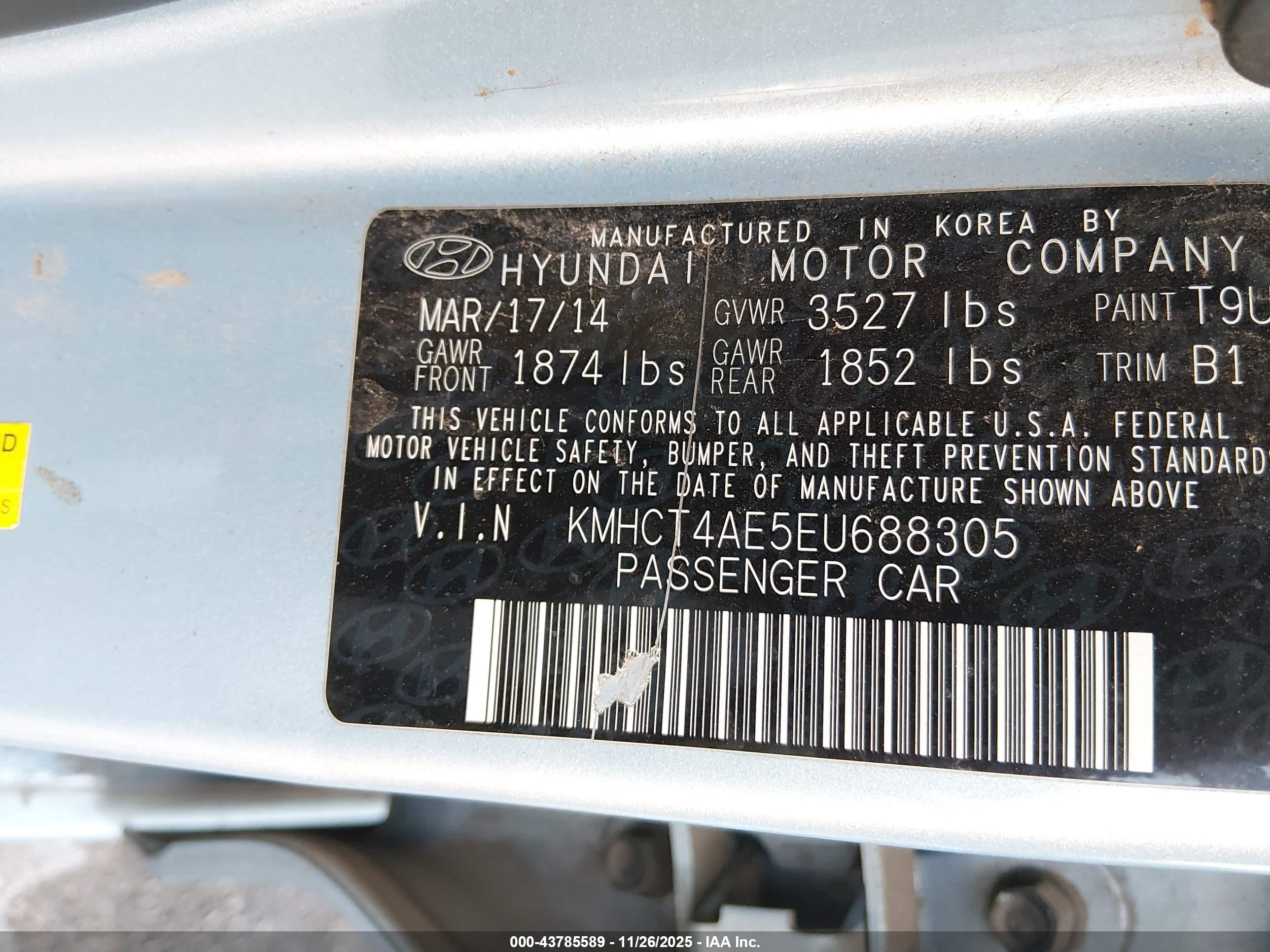 HYUNDAI ACCENT image 9