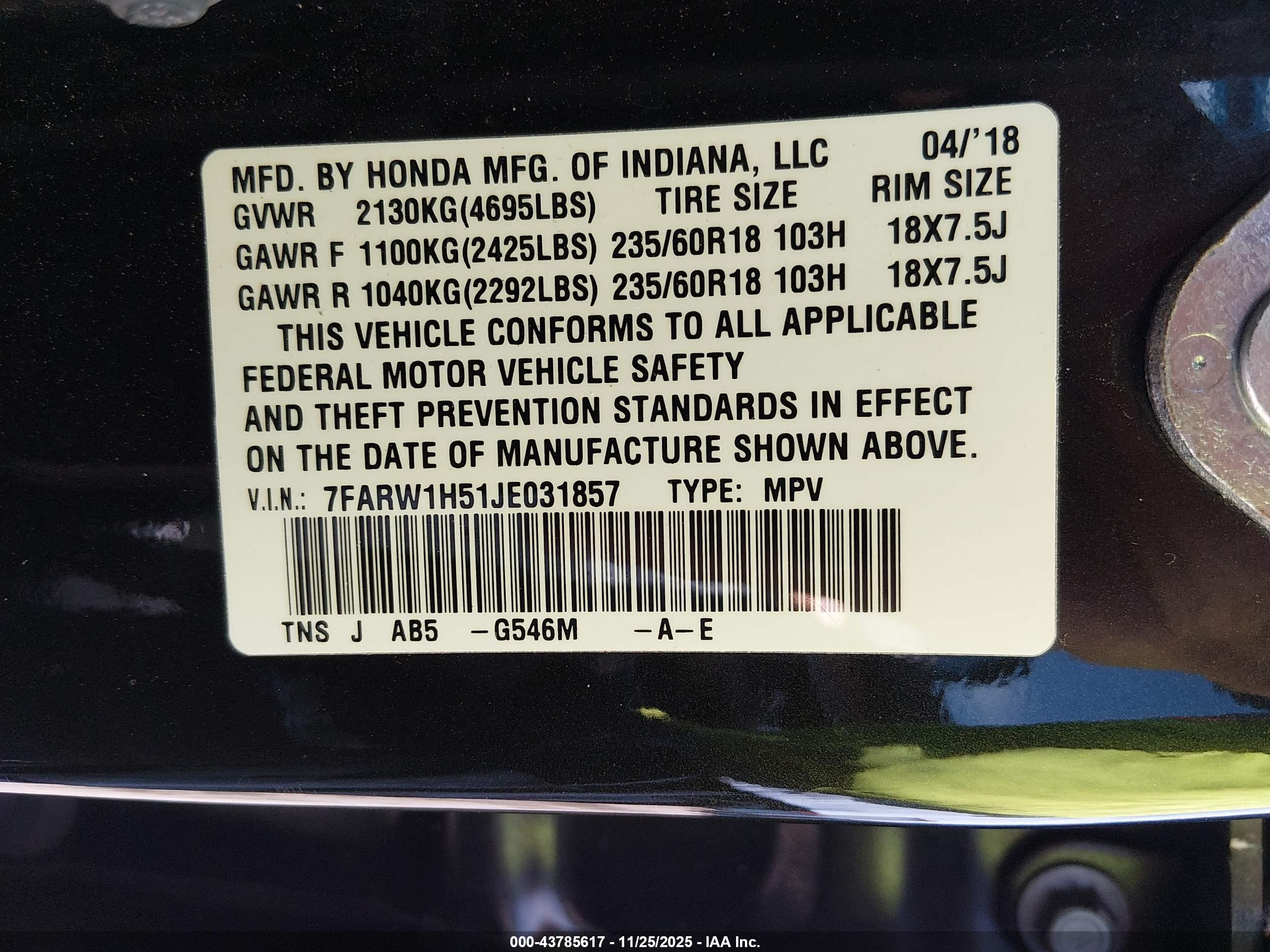 HONDA CR-V image 9