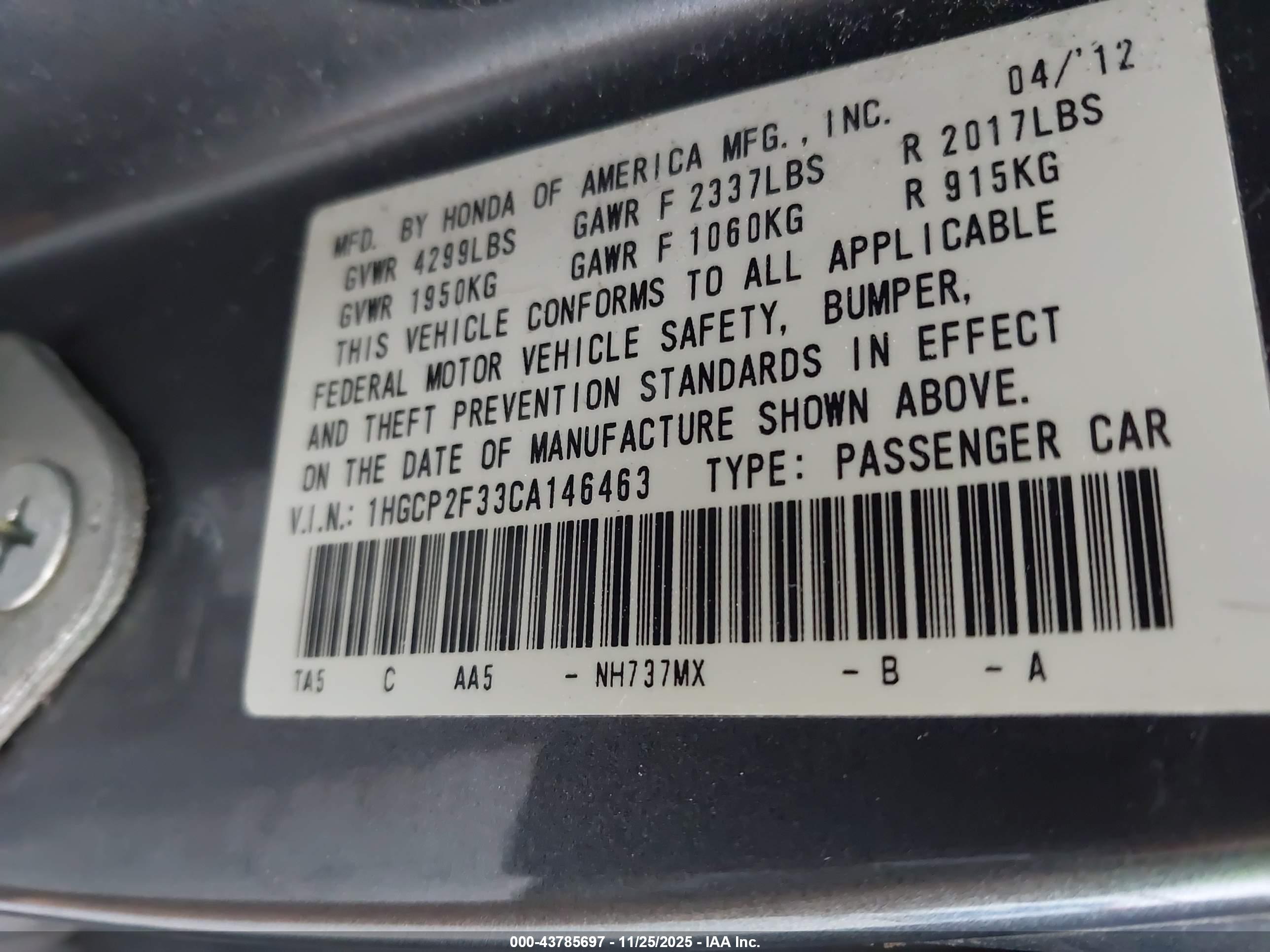 HONDA ACCORD image 9
