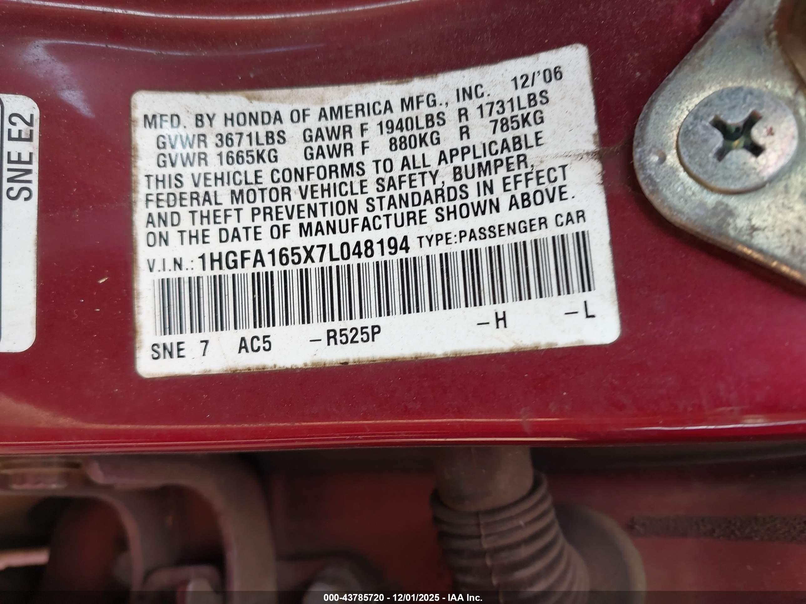 HONDA CIVIC image 9