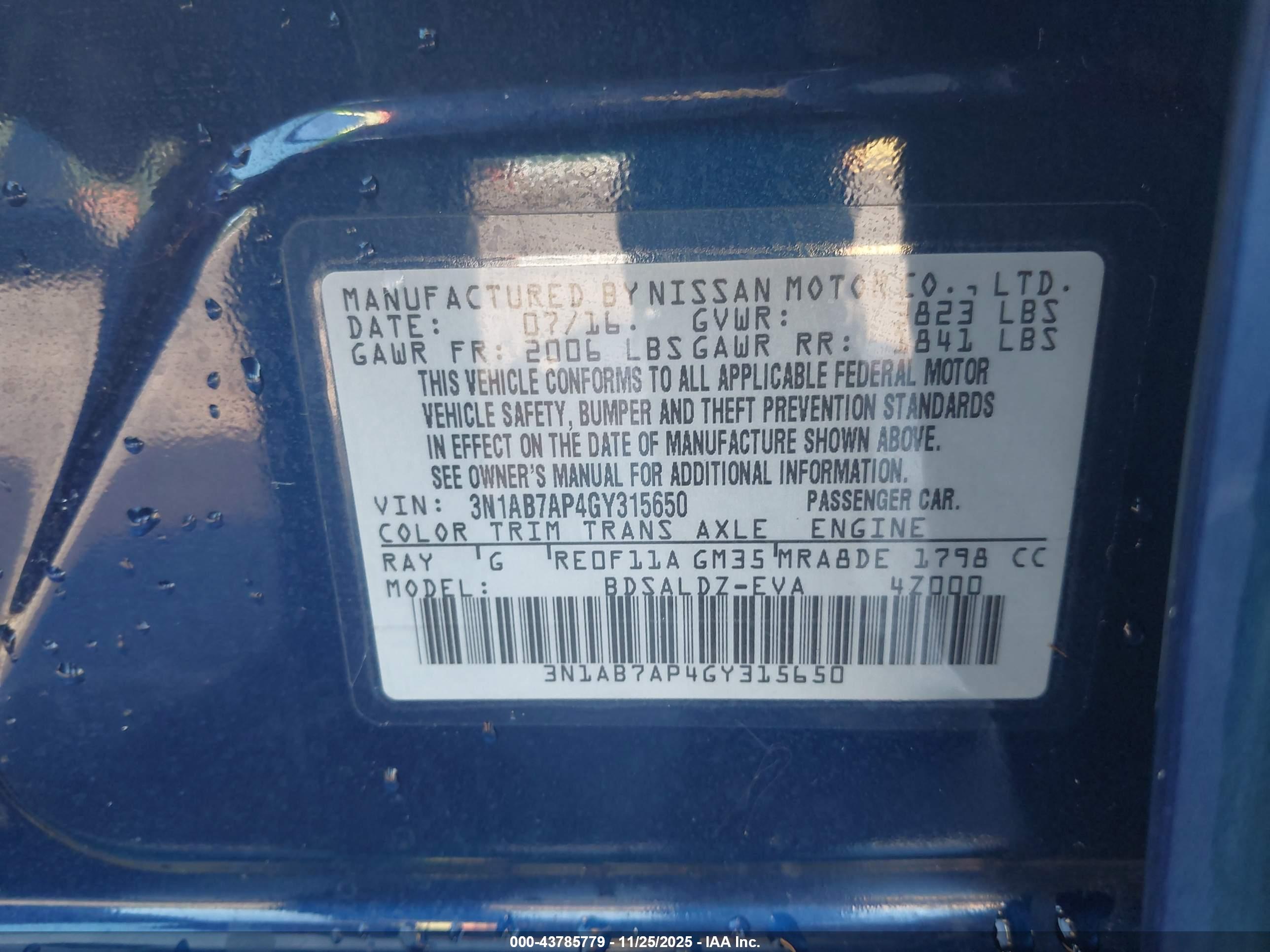 NISSAN SENTRA image 9