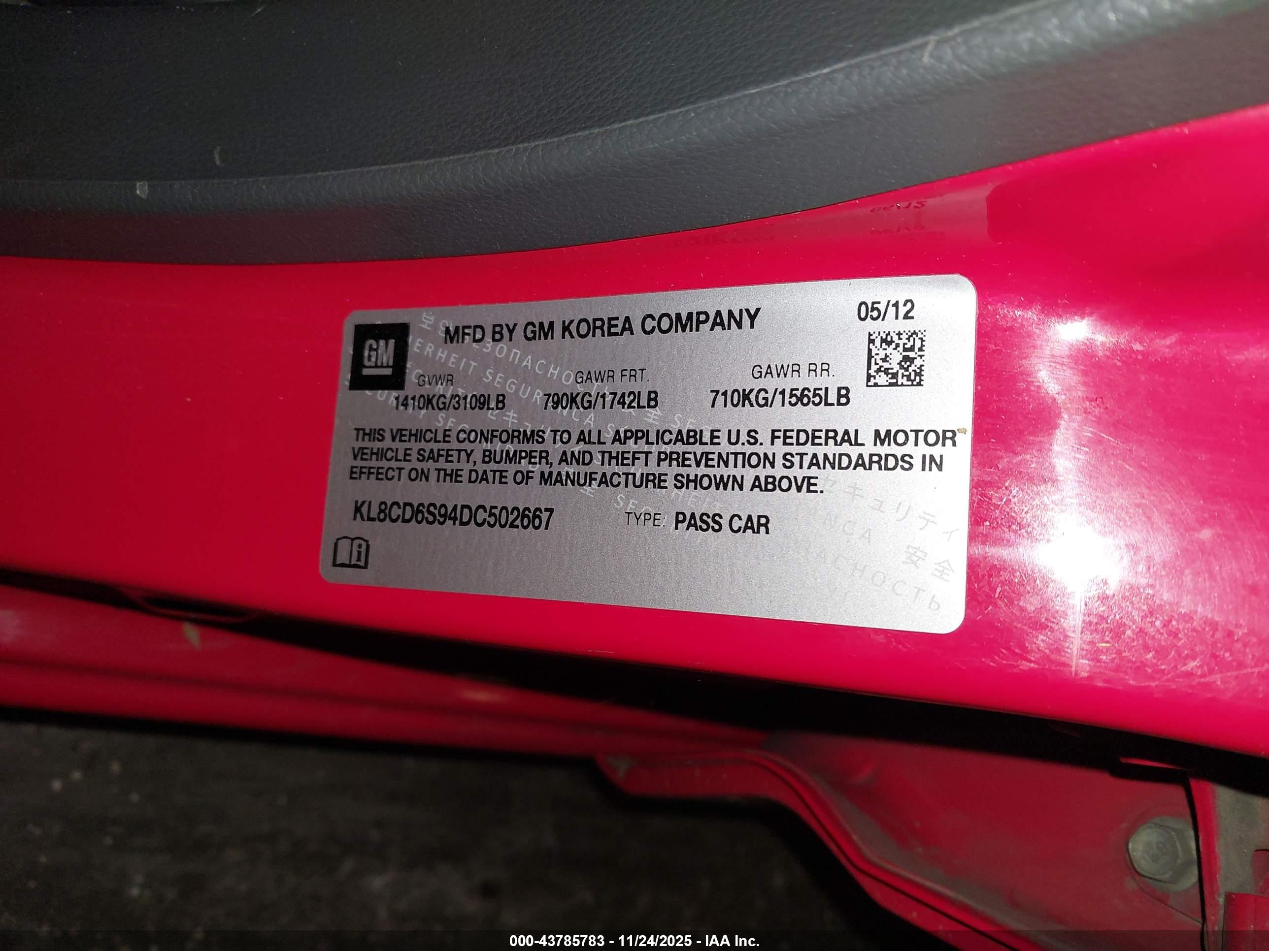 CHEVROLET SPARK image 9