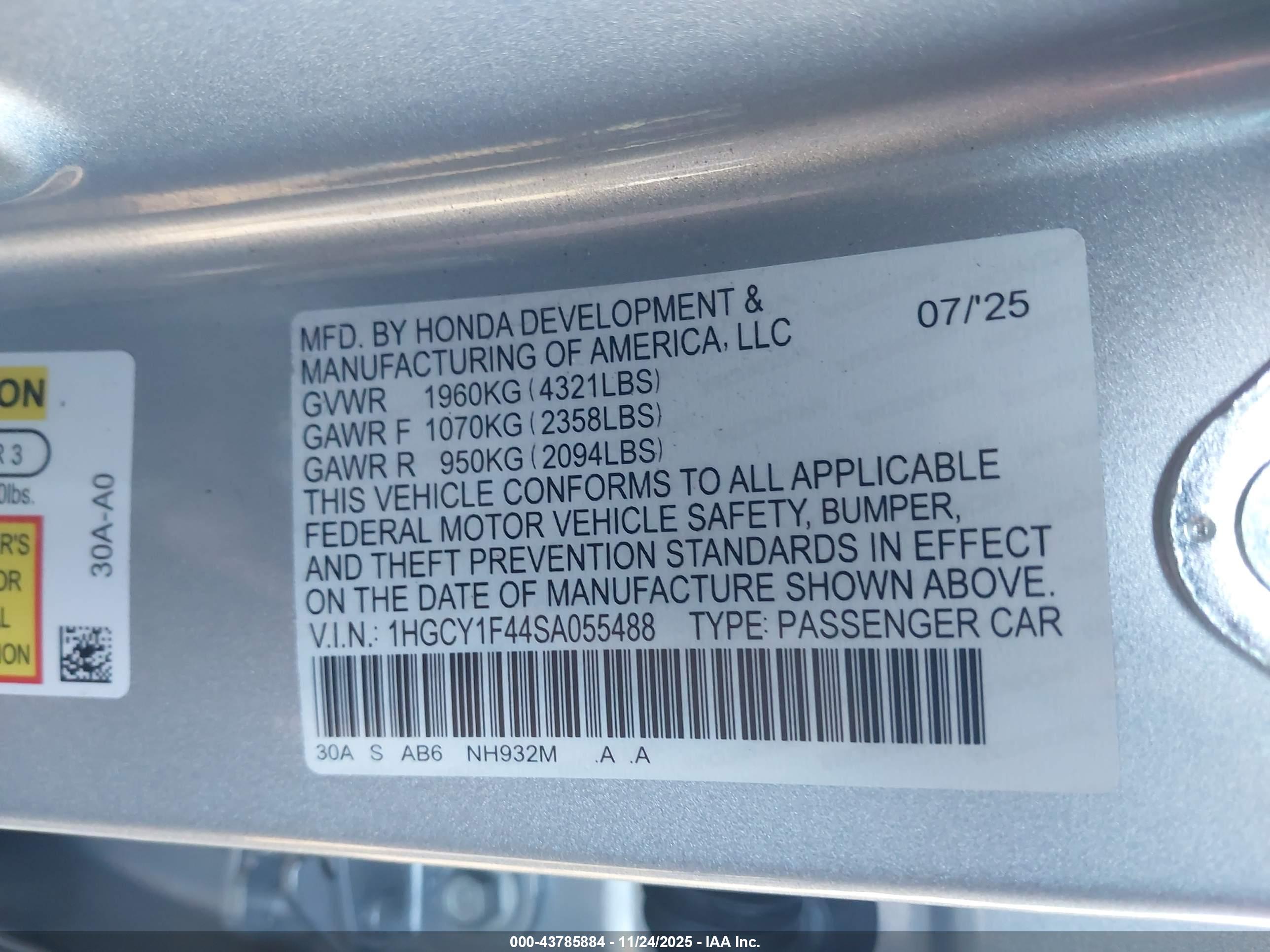 HONDA ACCORD image 9