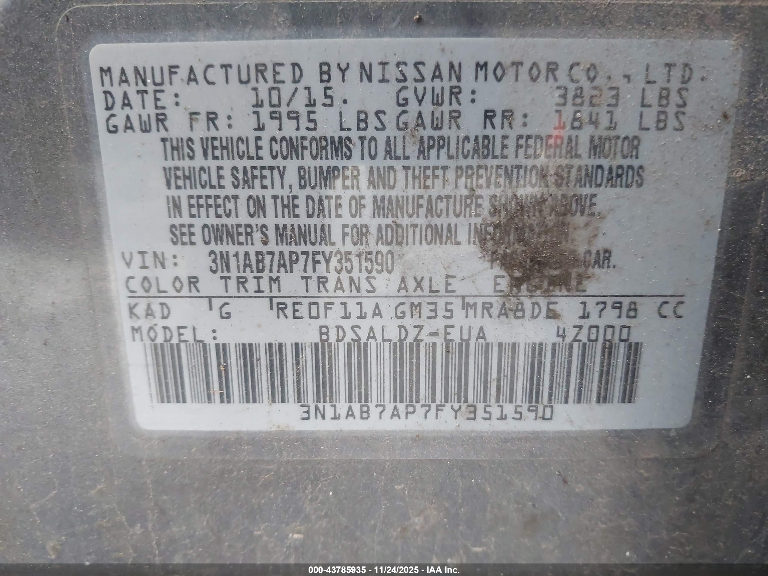 NISSAN SENTRA image 9
