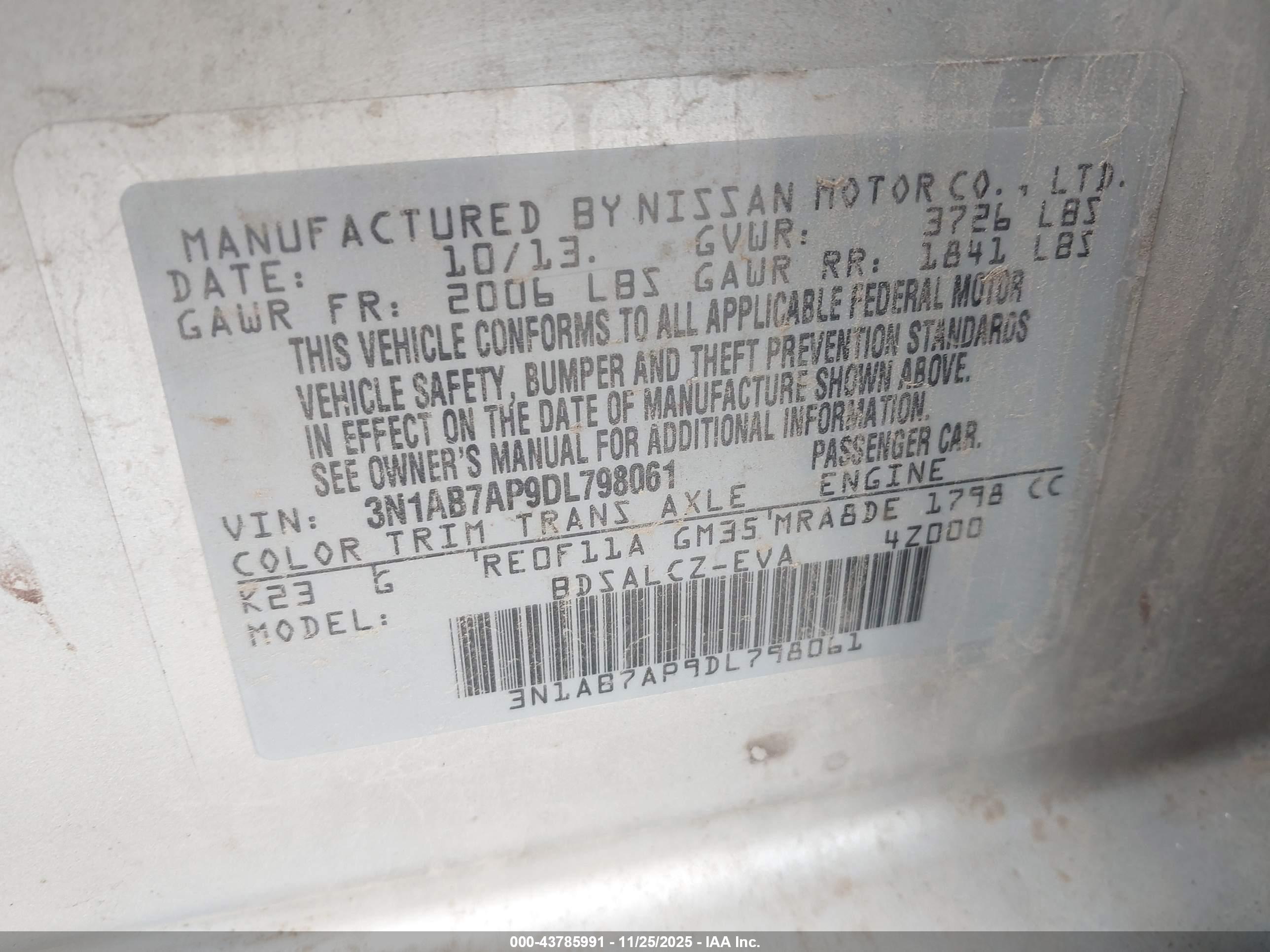 NISSAN SENTRA image 9