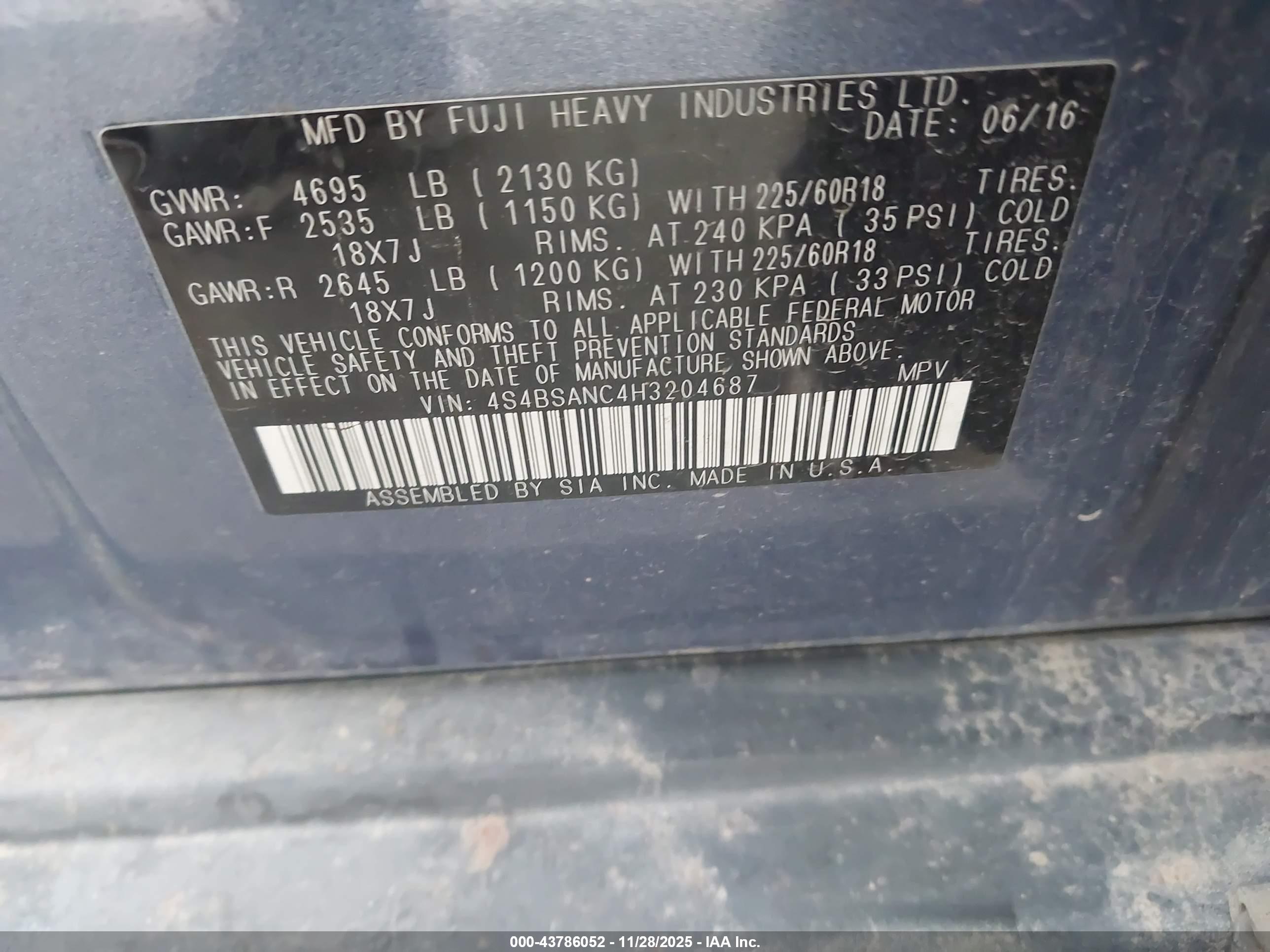 SUBARU OUTBACK image 9