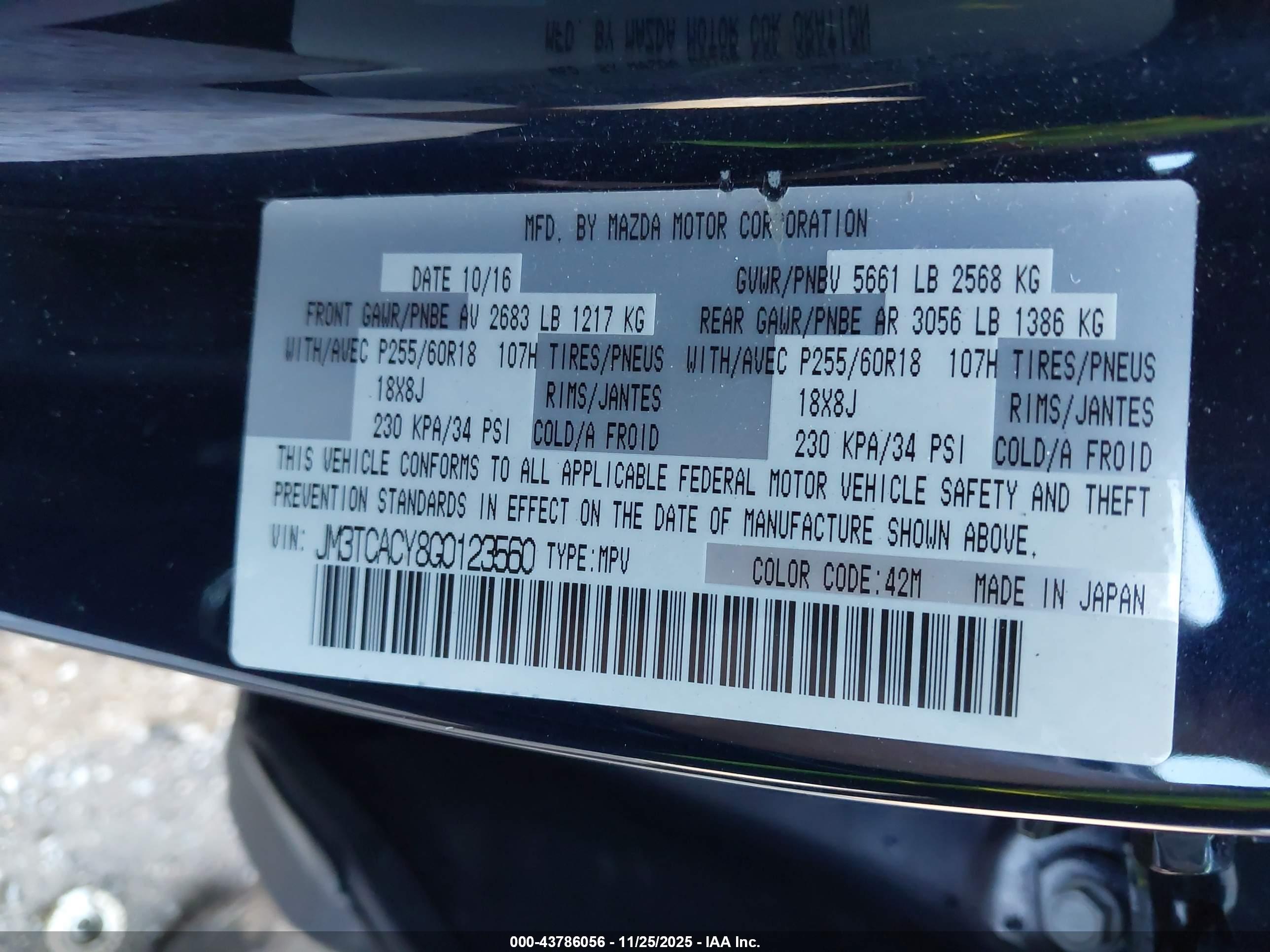 MAZDA CX-9 image 9