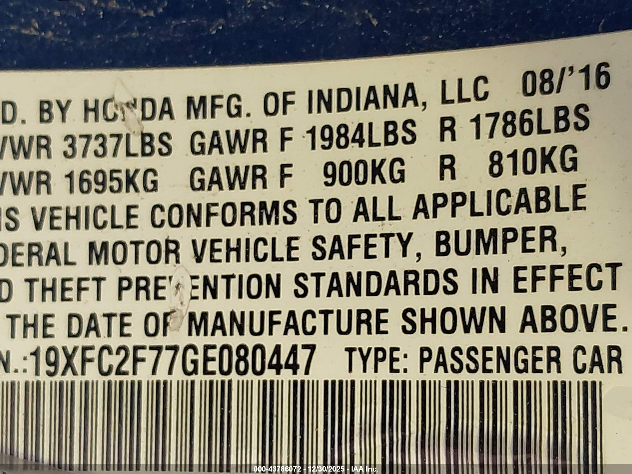 HONDA CIVIC image 9