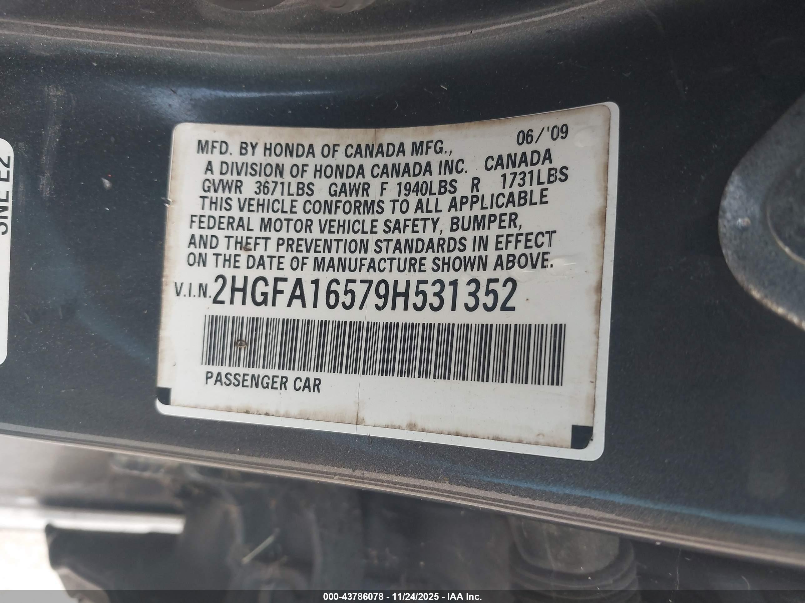 HONDA CIVIC image 9