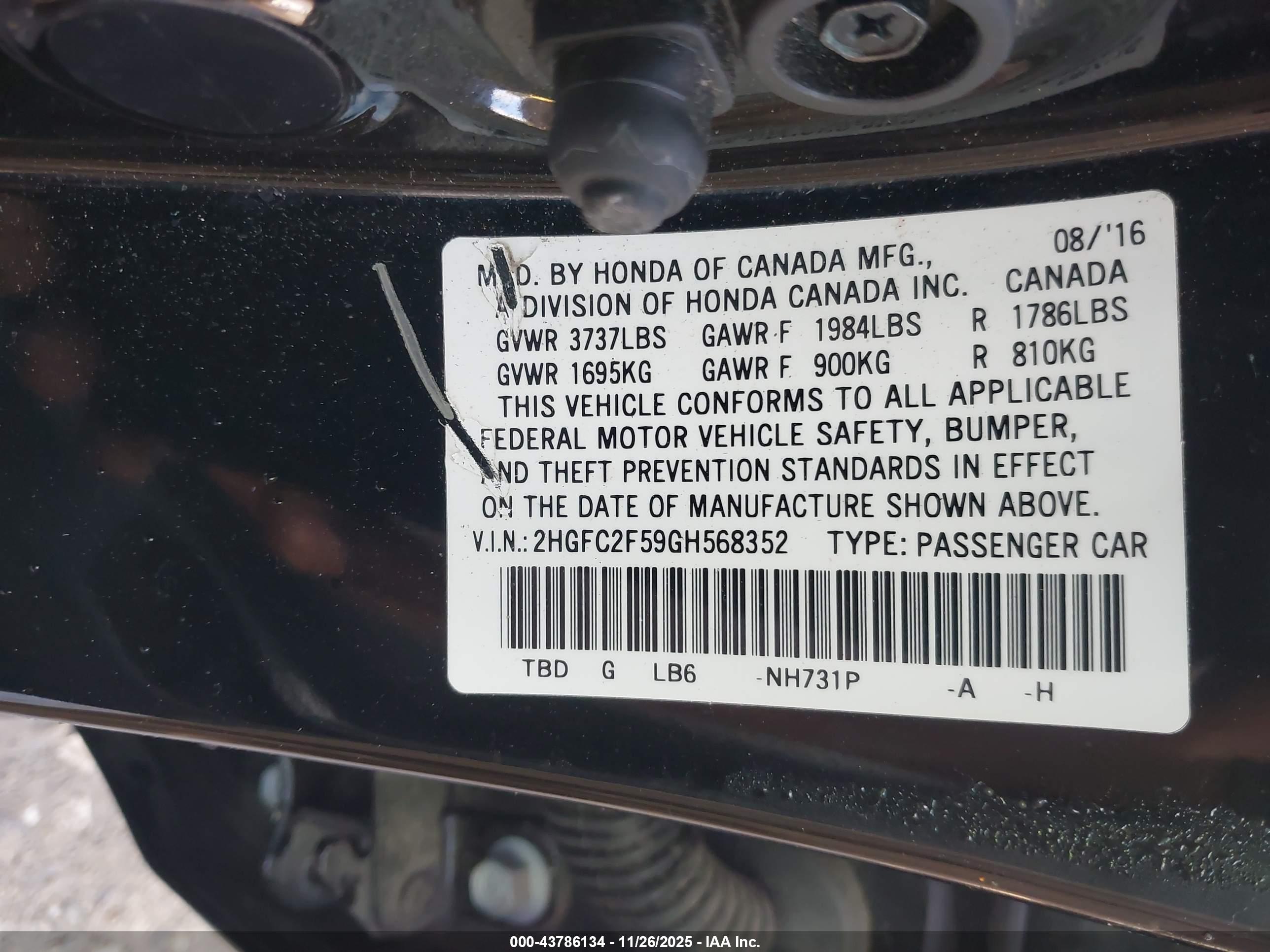 HONDA CIVIC image 9