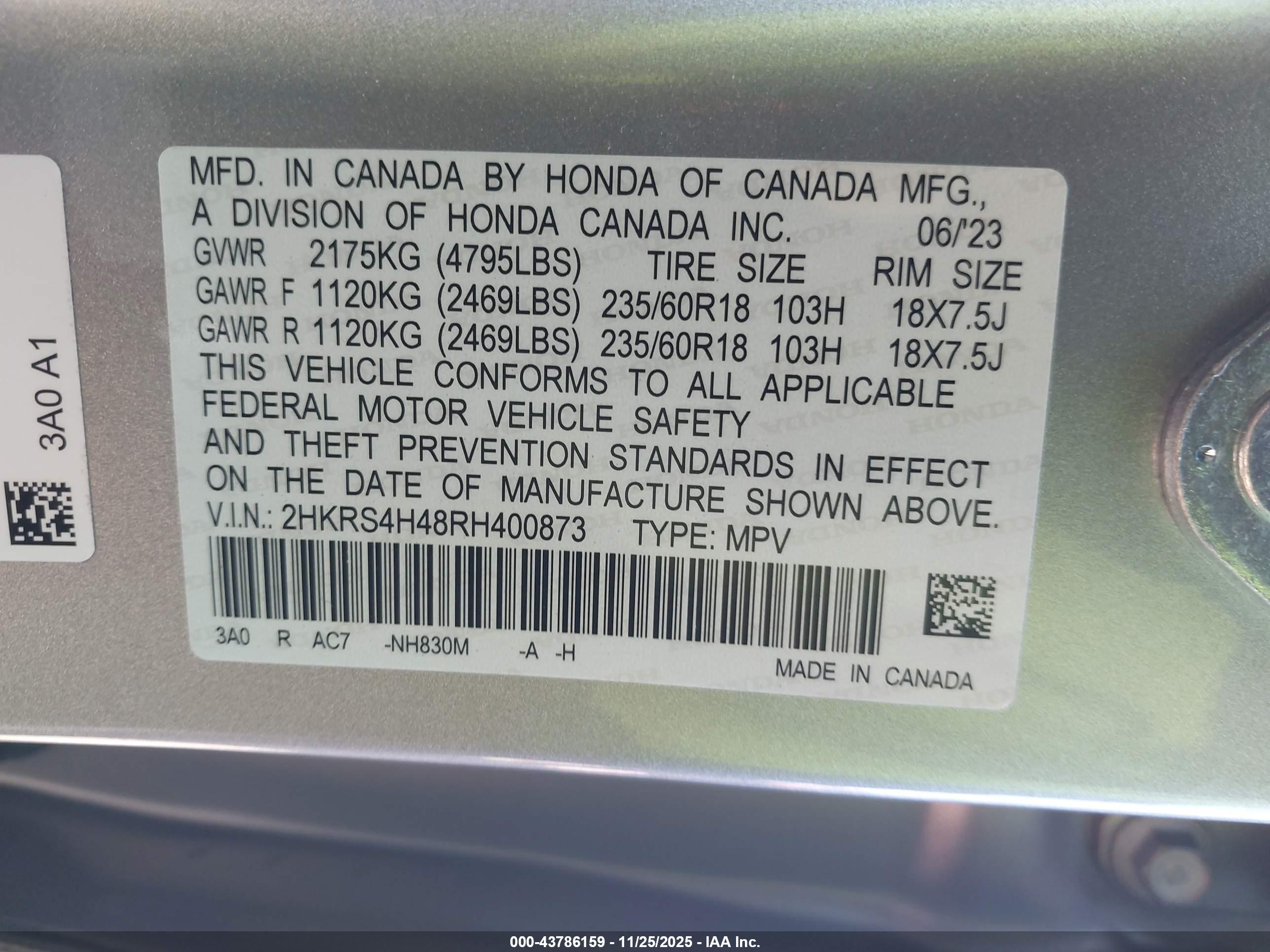 HONDA CR-V image 9