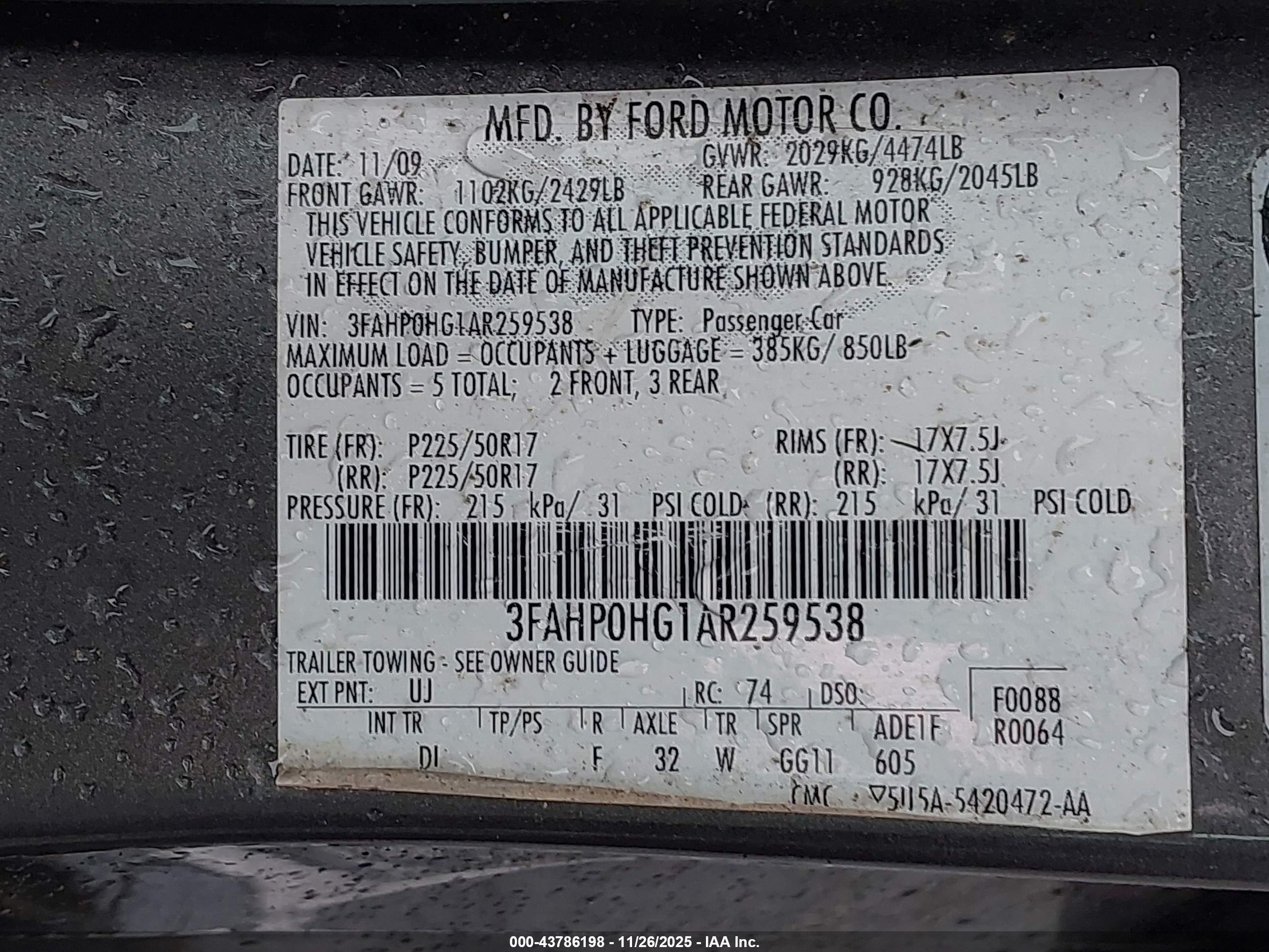 FORD FUSION image 9