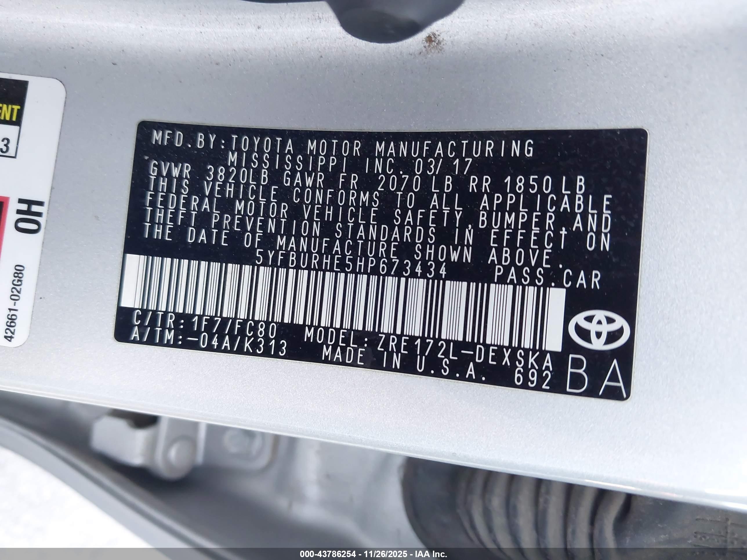 TOYOTA COROLLA image 9