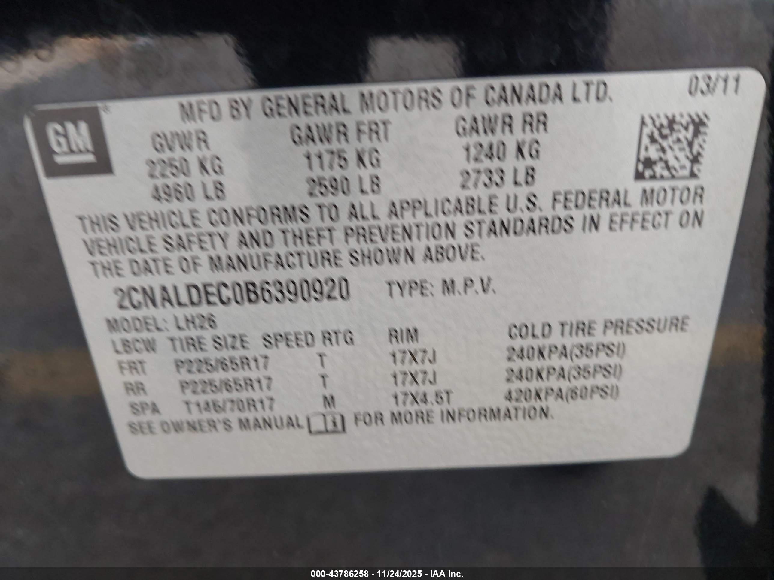 CHEVROLET EQUINOX image 9