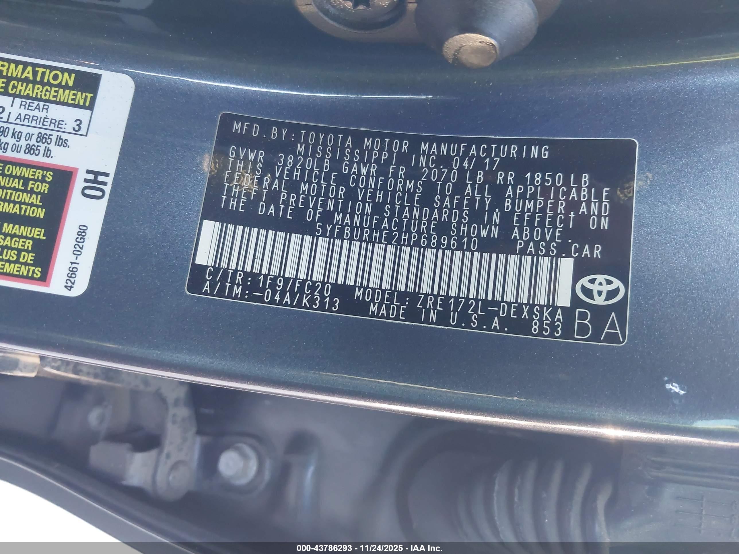 TOYOTA COROLLA image 9