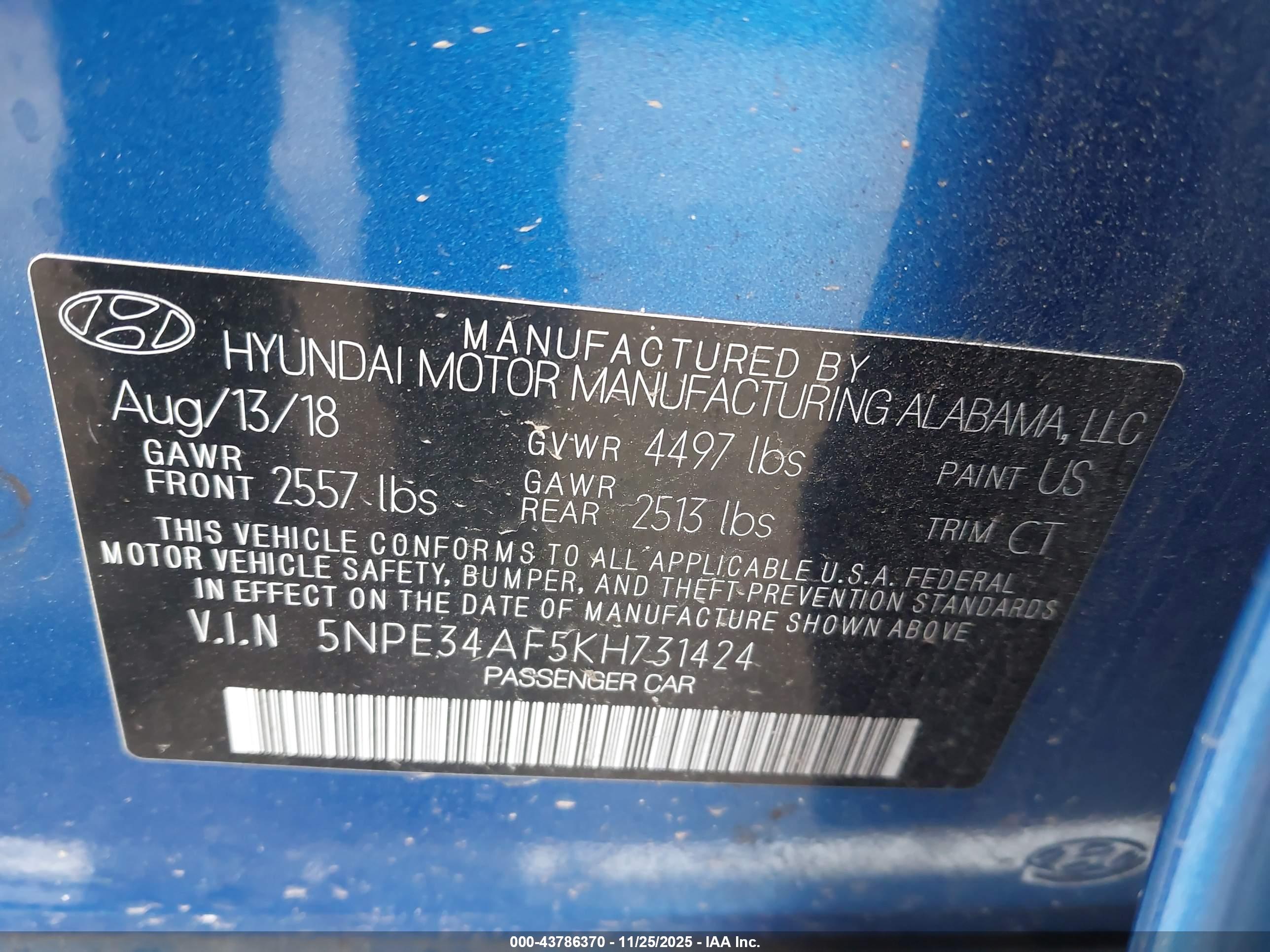 HYUNDAI SONATA image 9