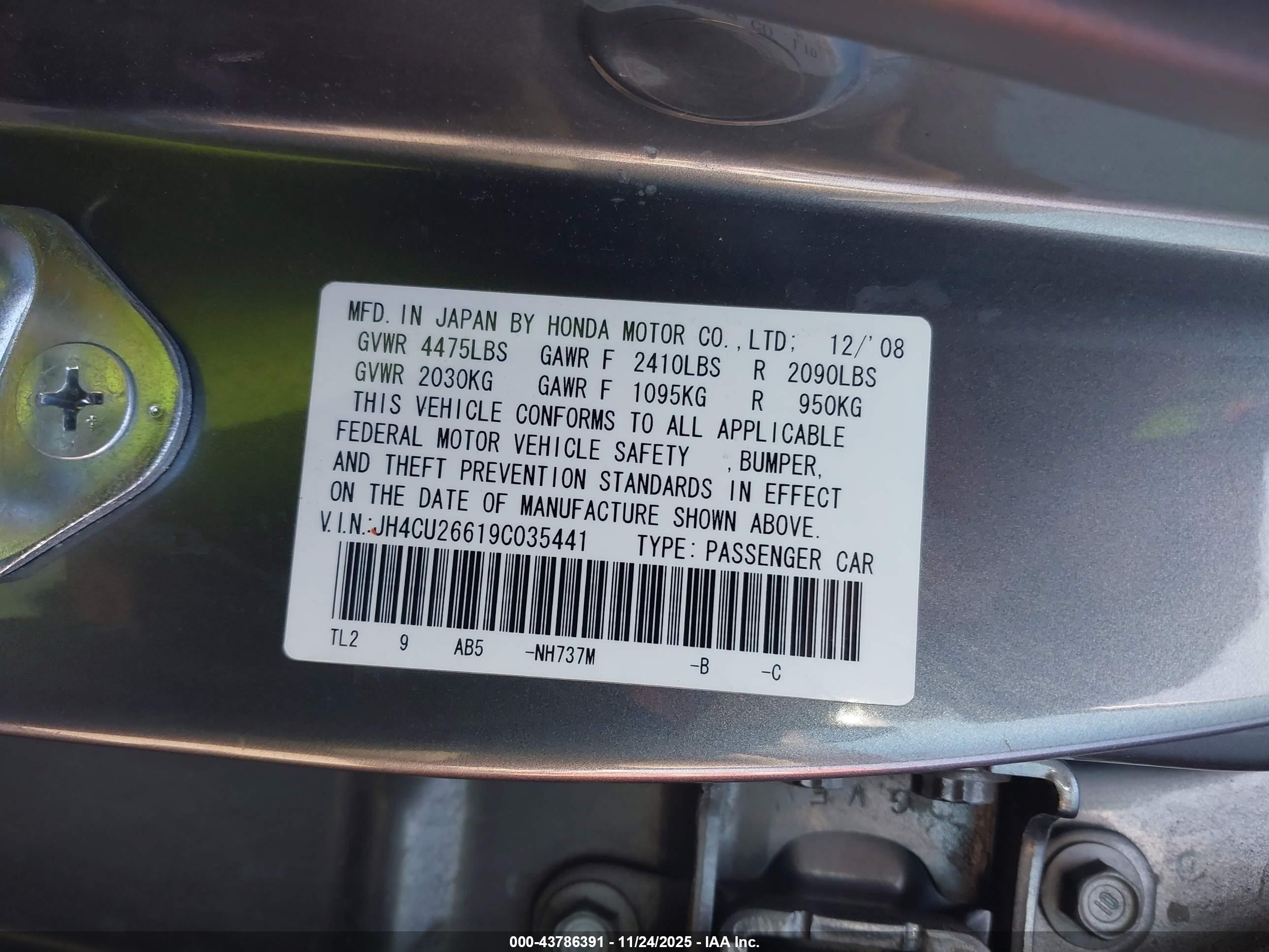 ACURA TSX image 9
