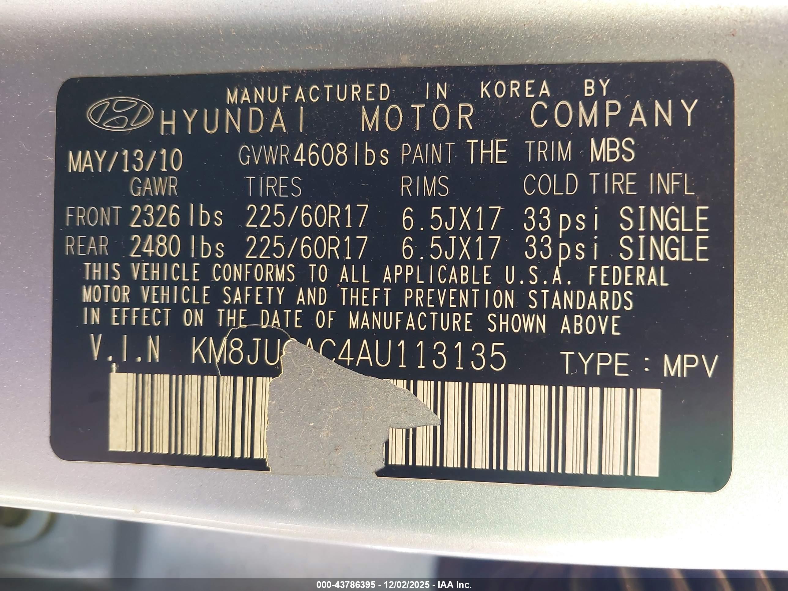 HYUNDAI TUCSON image 9