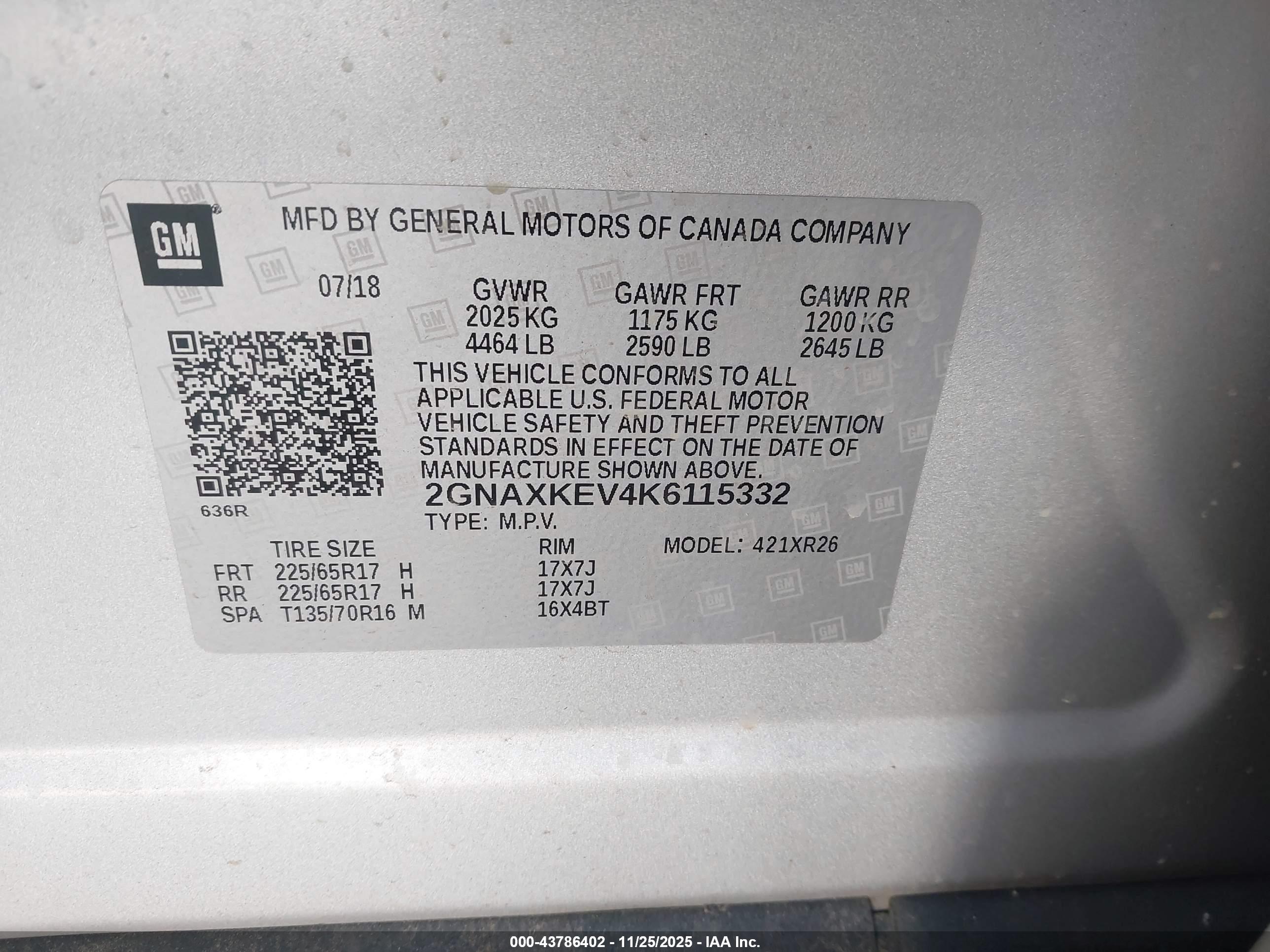 CHEVROLET EQUINOX image 9