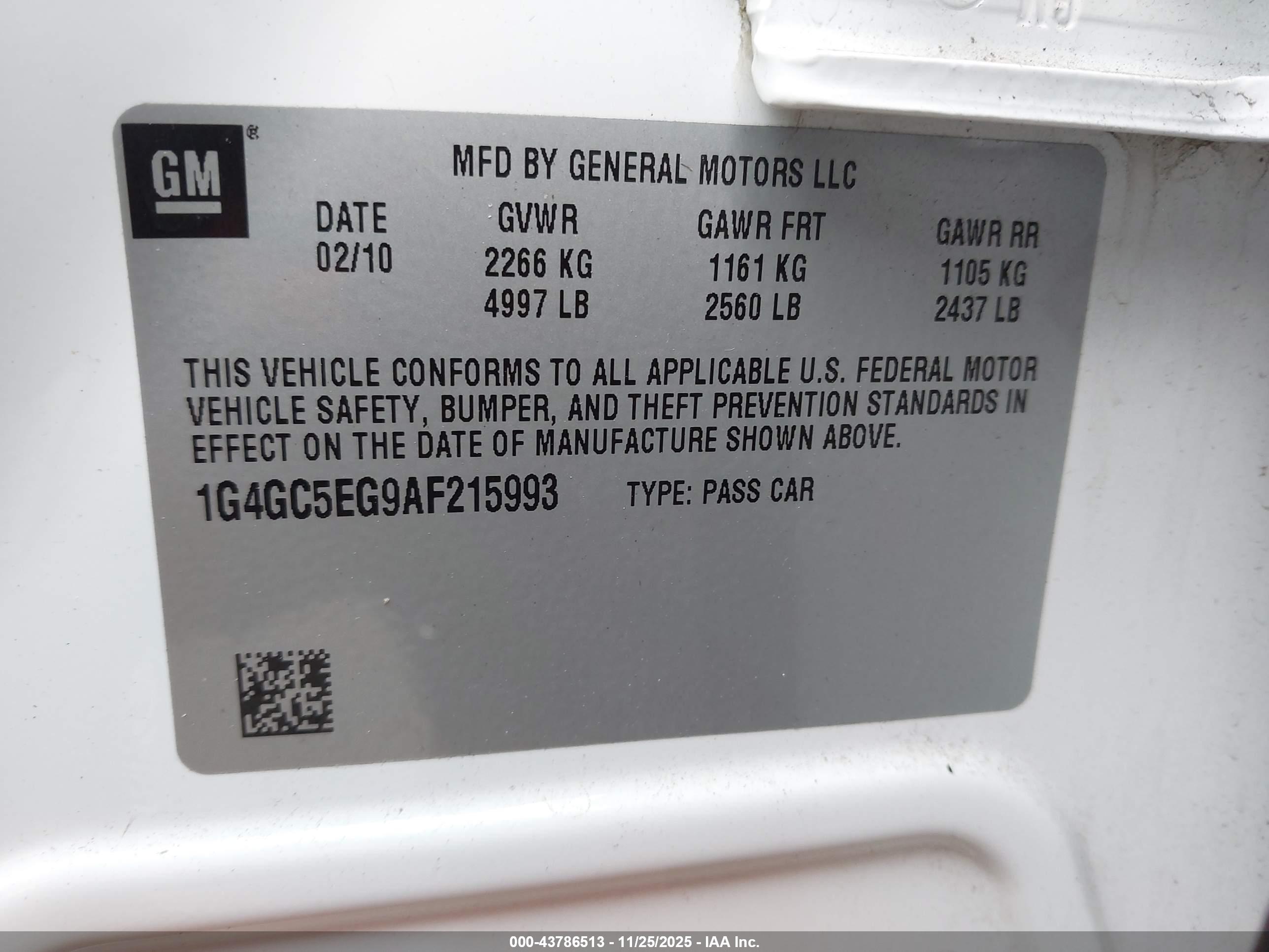 BUICK LACROSSE image 9