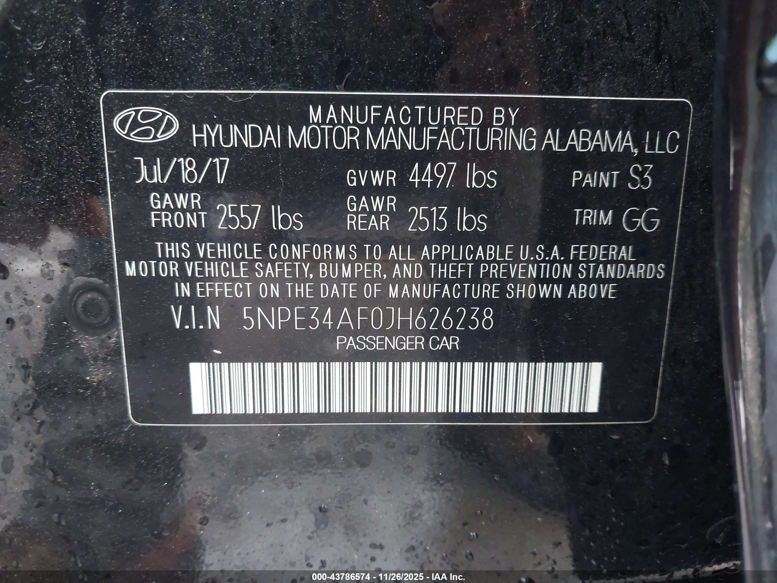 HYUNDAI SONATA image 9