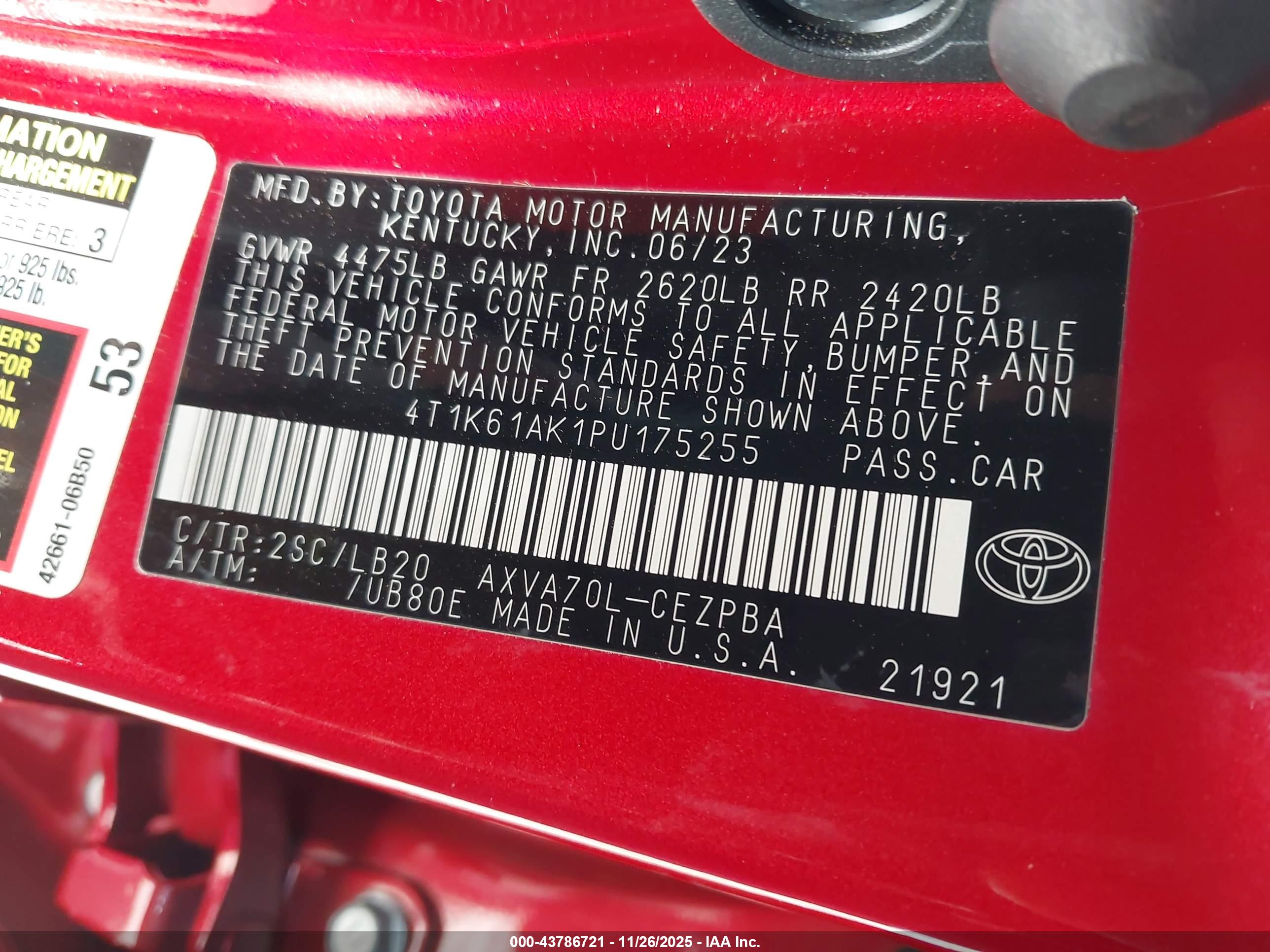 TOYOTA CAMRY image 9