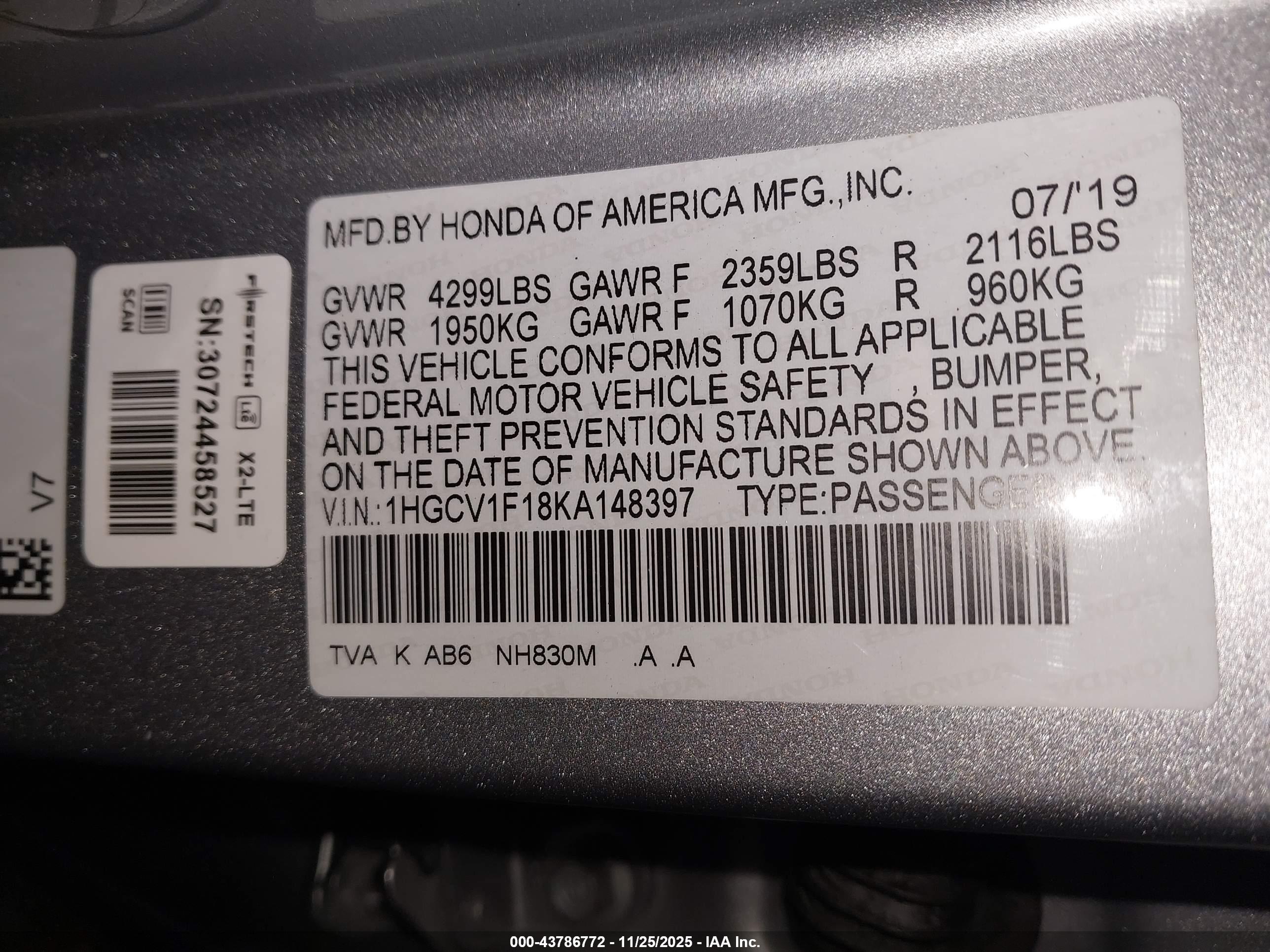 HONDA ACCORD image 9