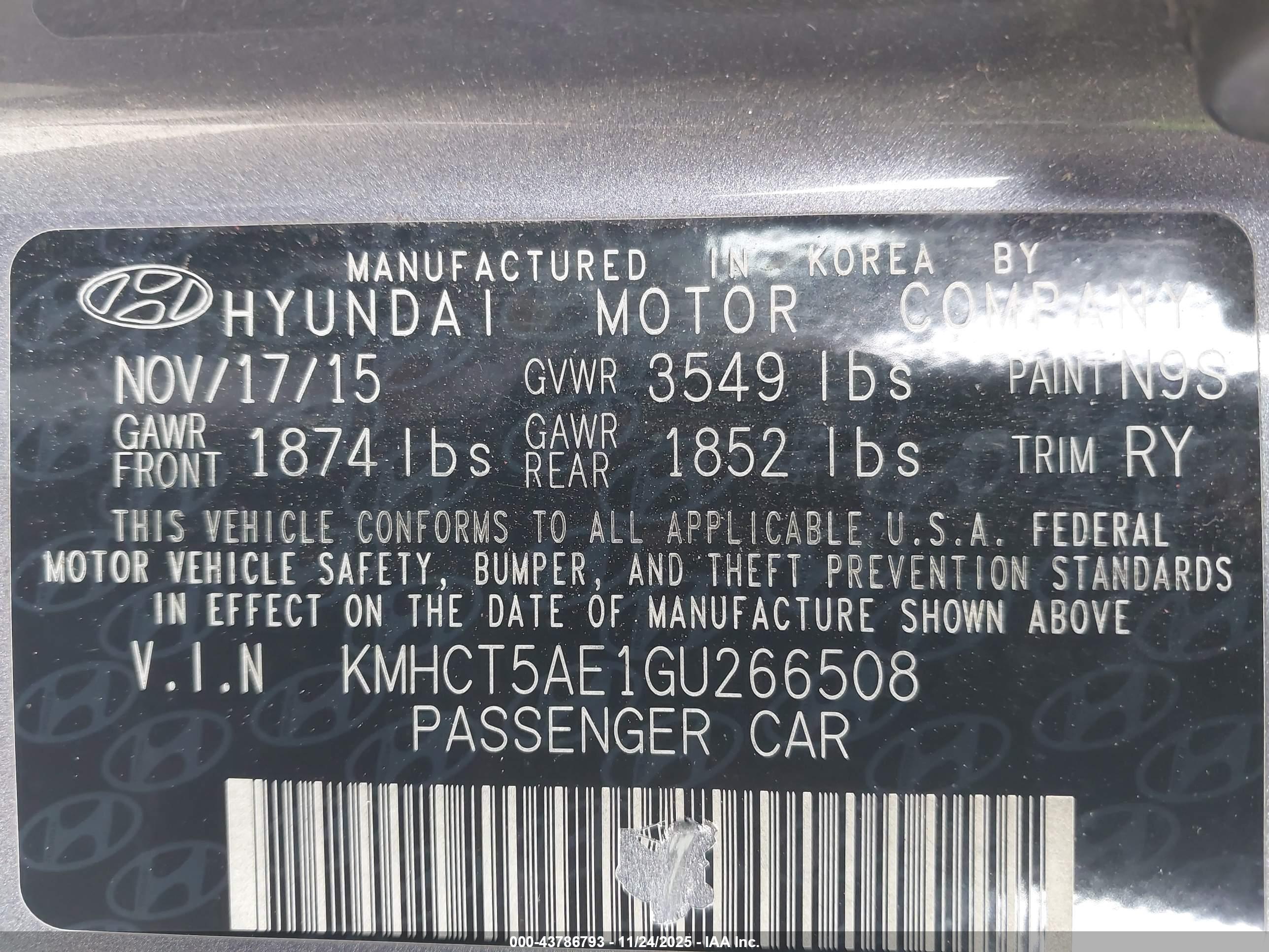 HYUNDAI ACCENT image 9
