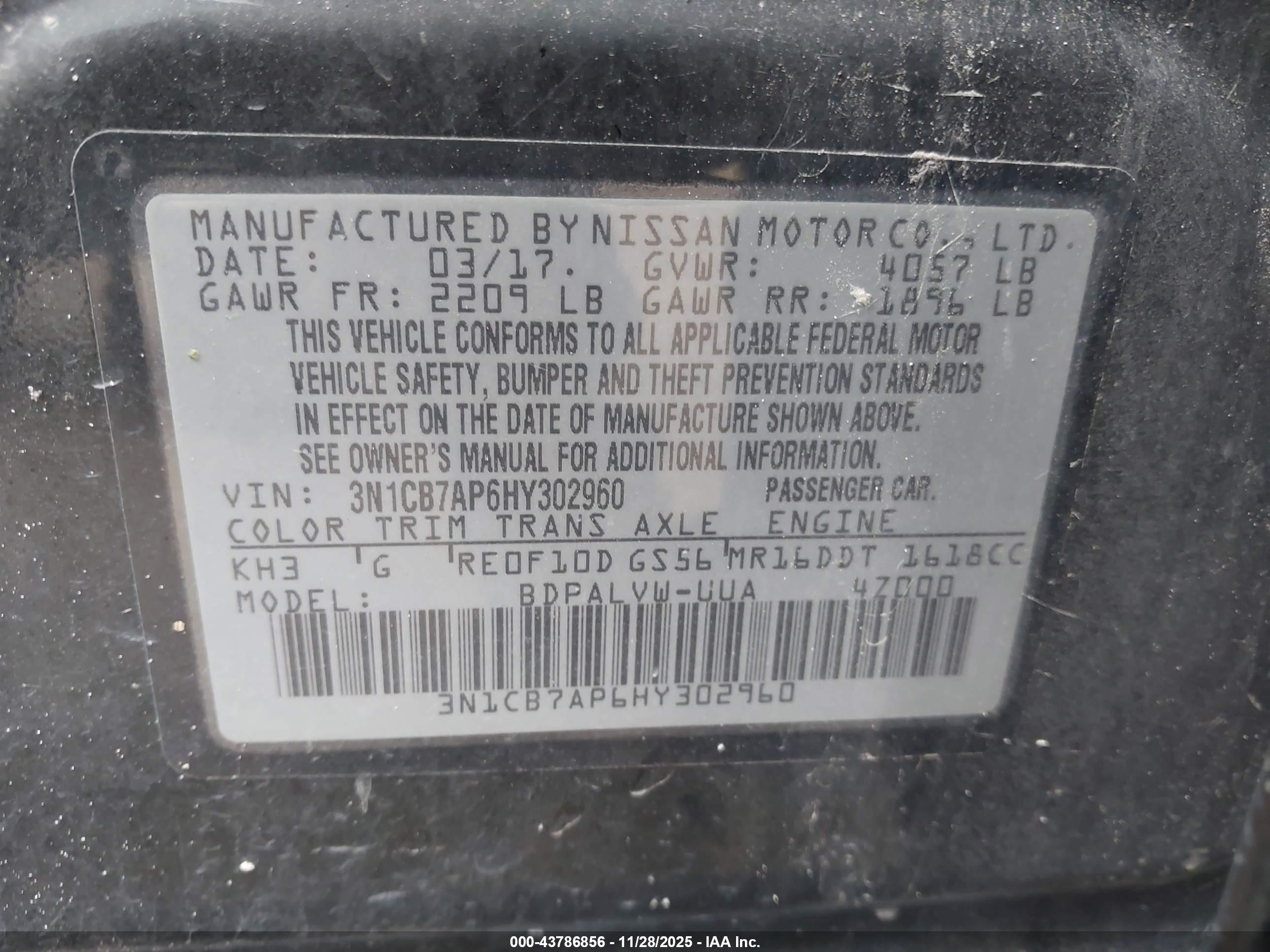 NISSAN SENTRA image 9