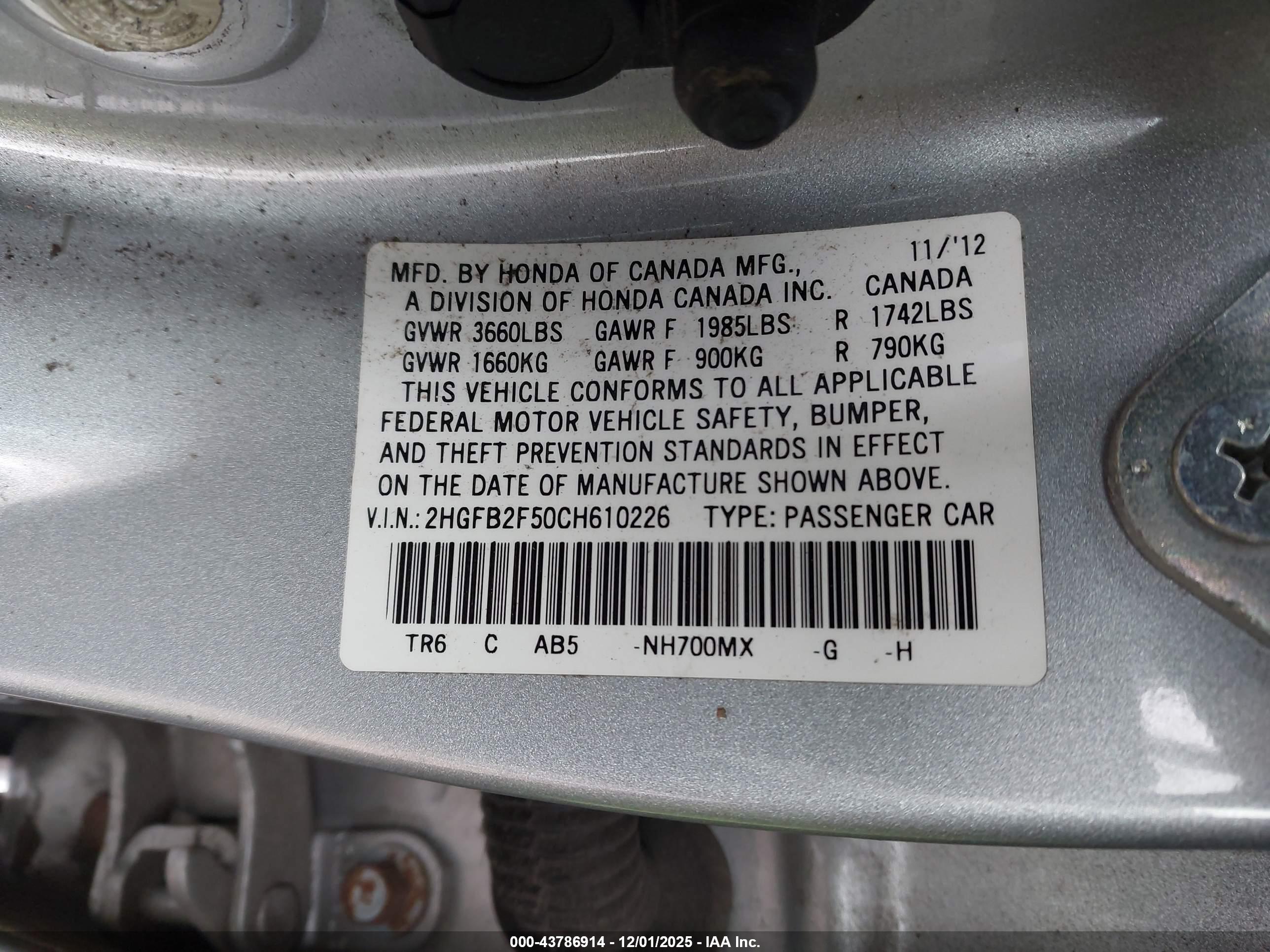 HONDA CIVIC image 9
