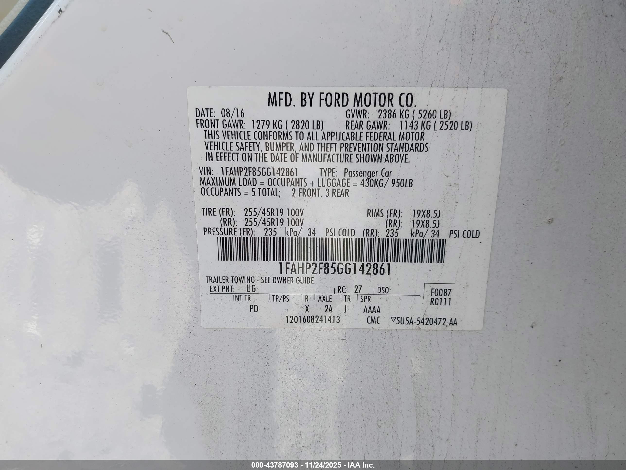FORD TAURUS image 9