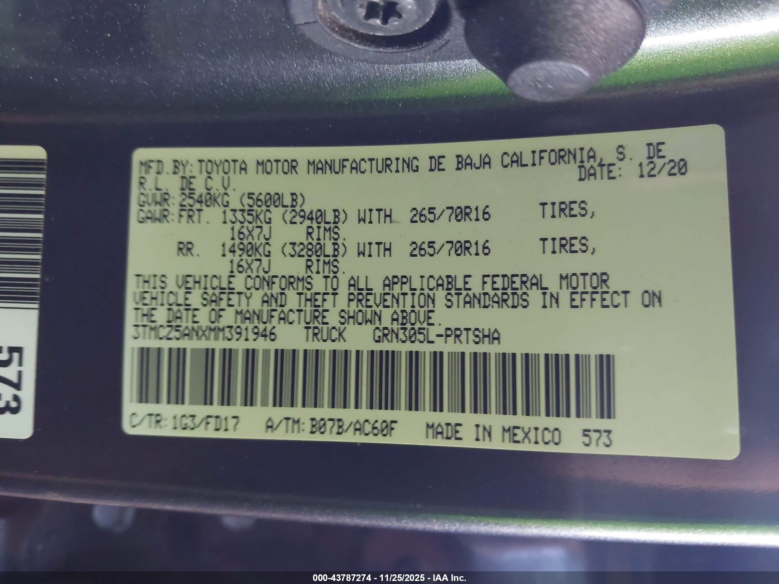 TOYOTA TACOMA image 9