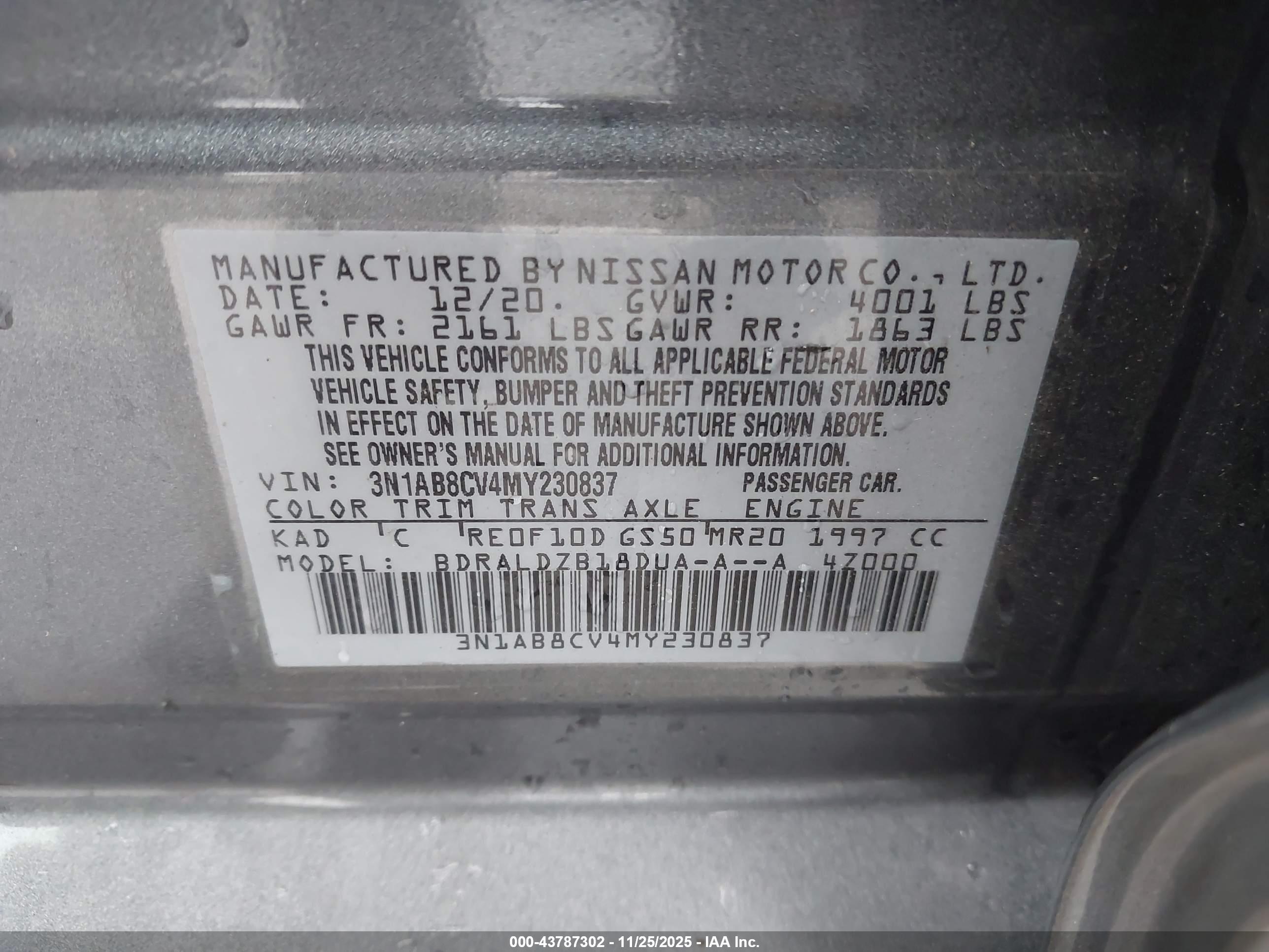 NISSAN SENTRA image 9