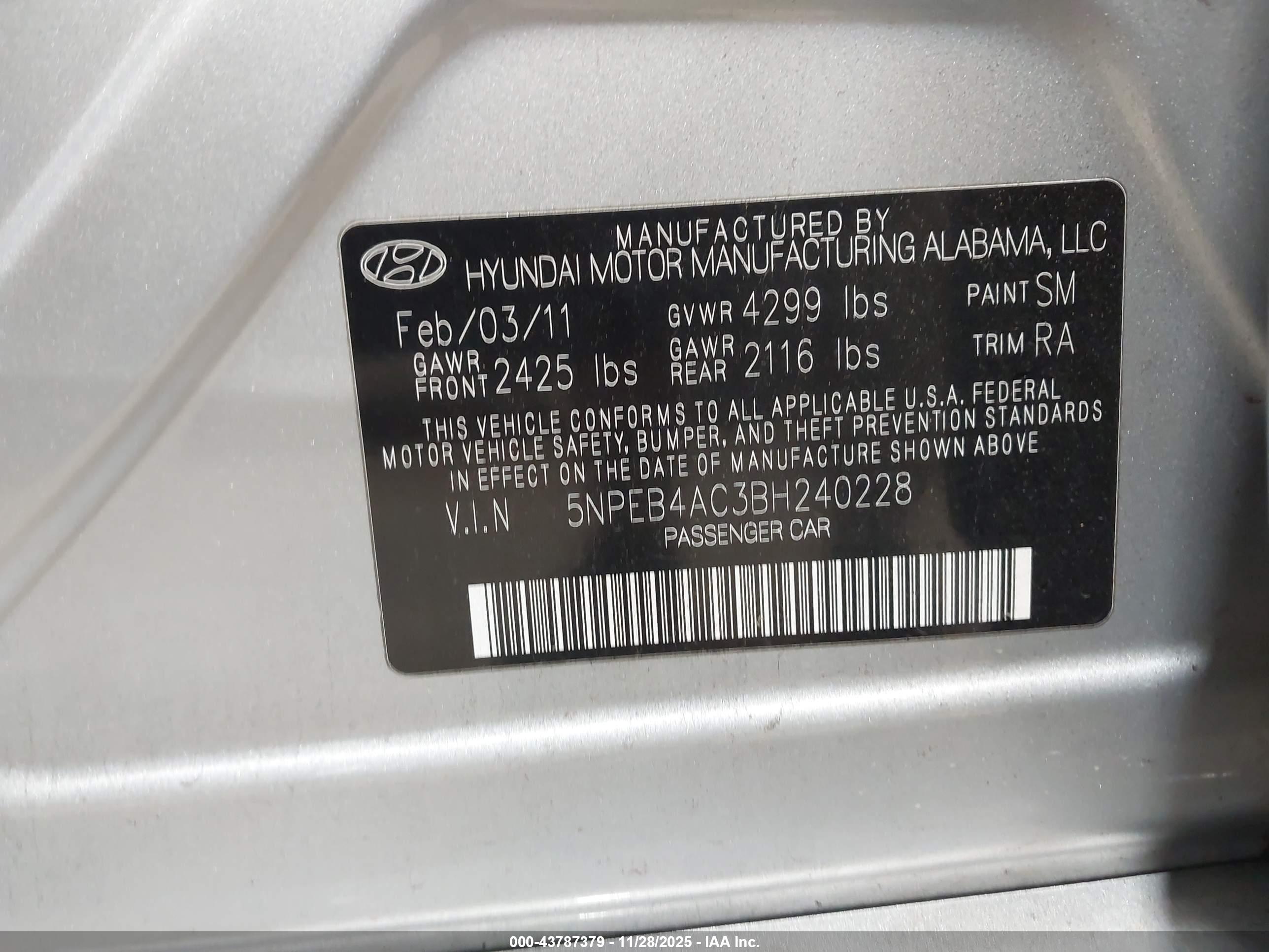 HYUNDAI SONATA image 9