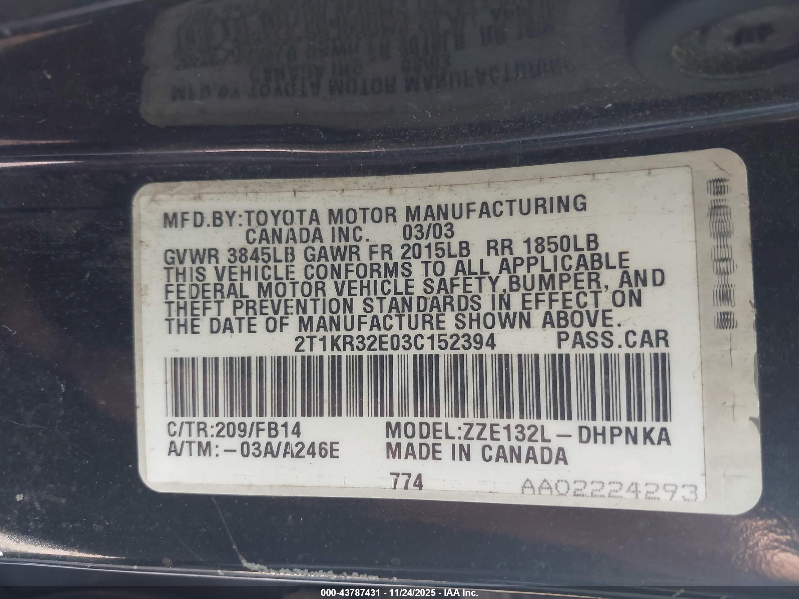 TOYOTA MATRIX image 9