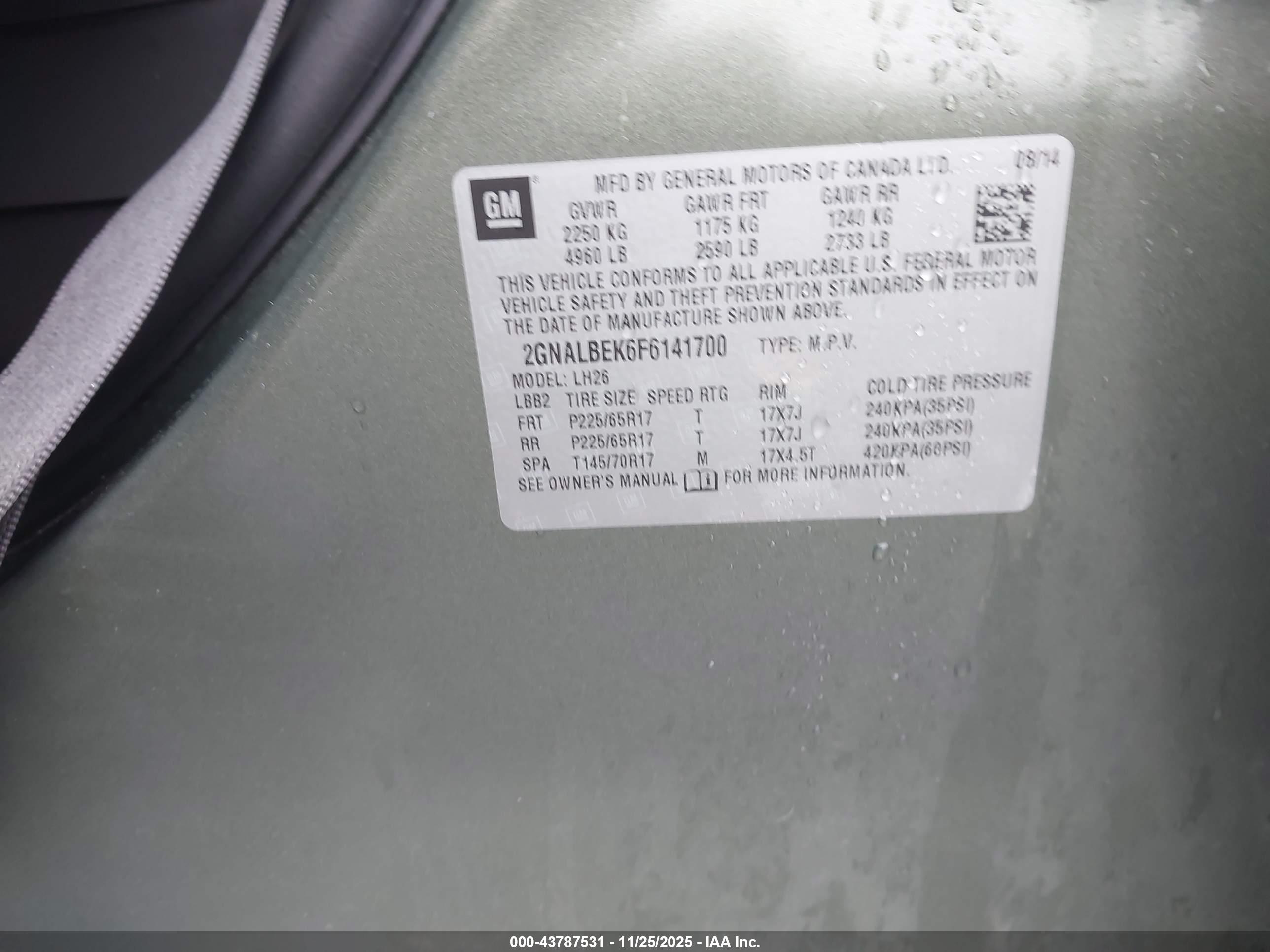 CHEVROLET EQUINOX image 9