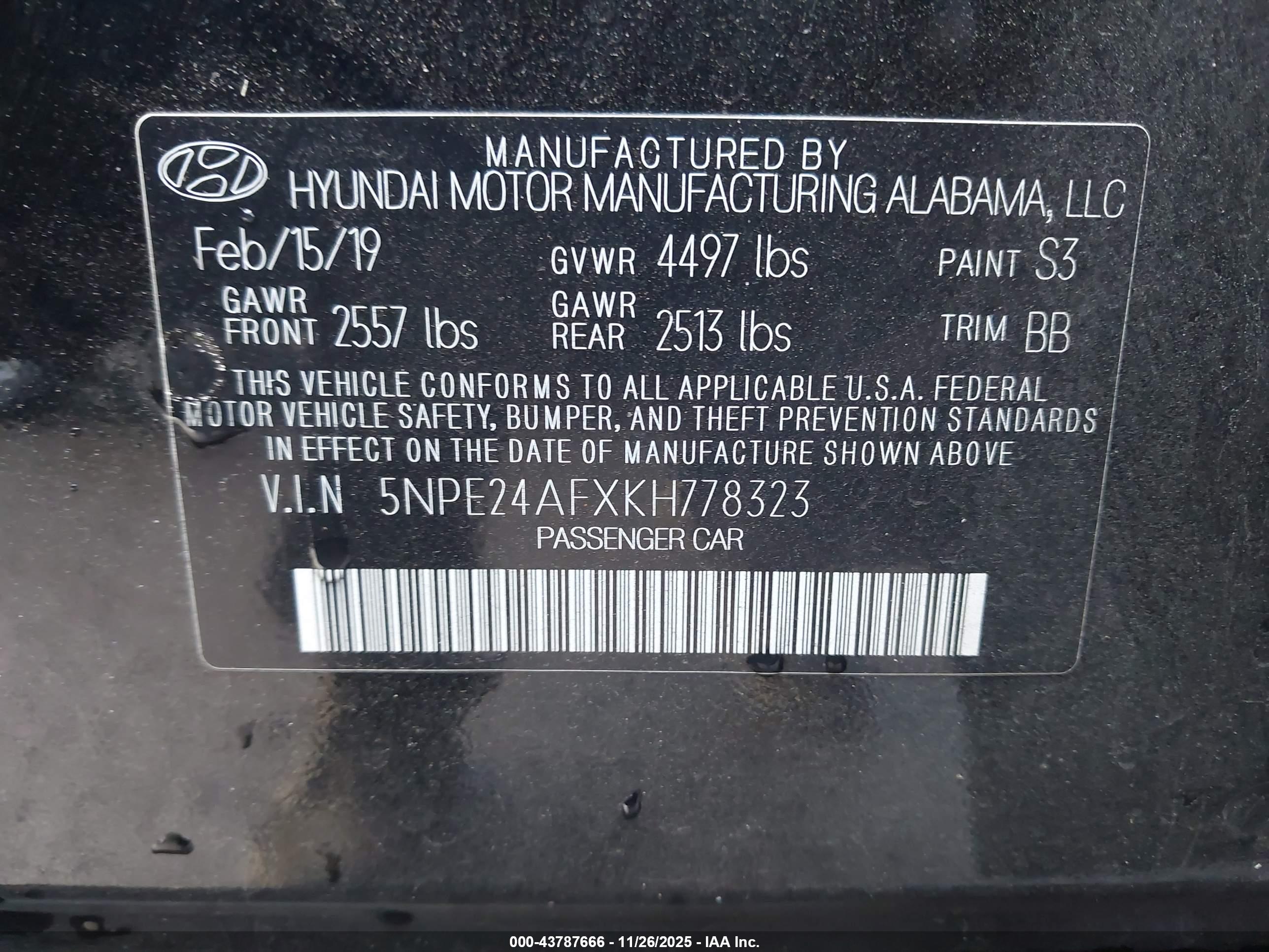 HYUNDAI SONATA image 9