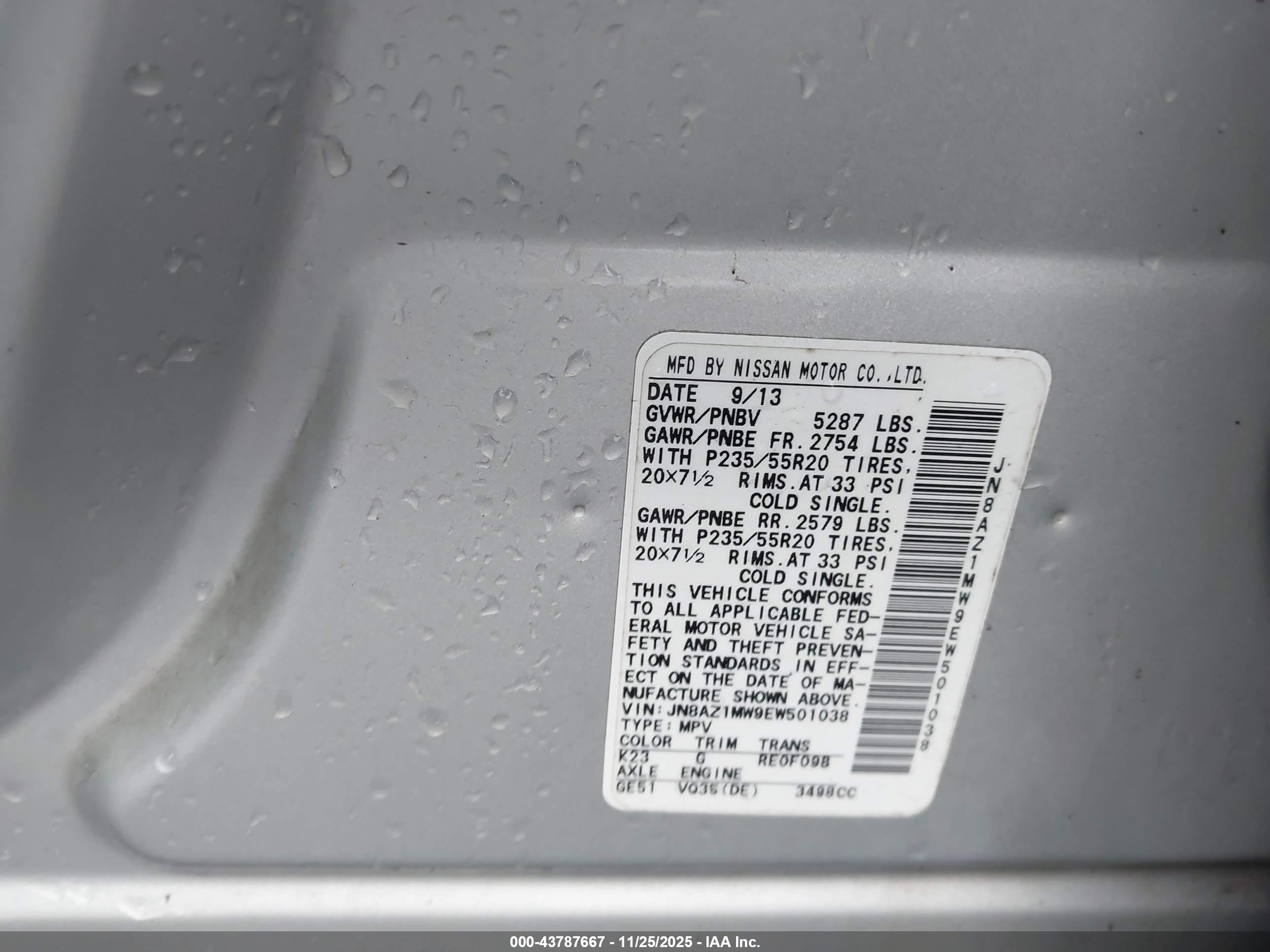 NISSAN MURANO image 9